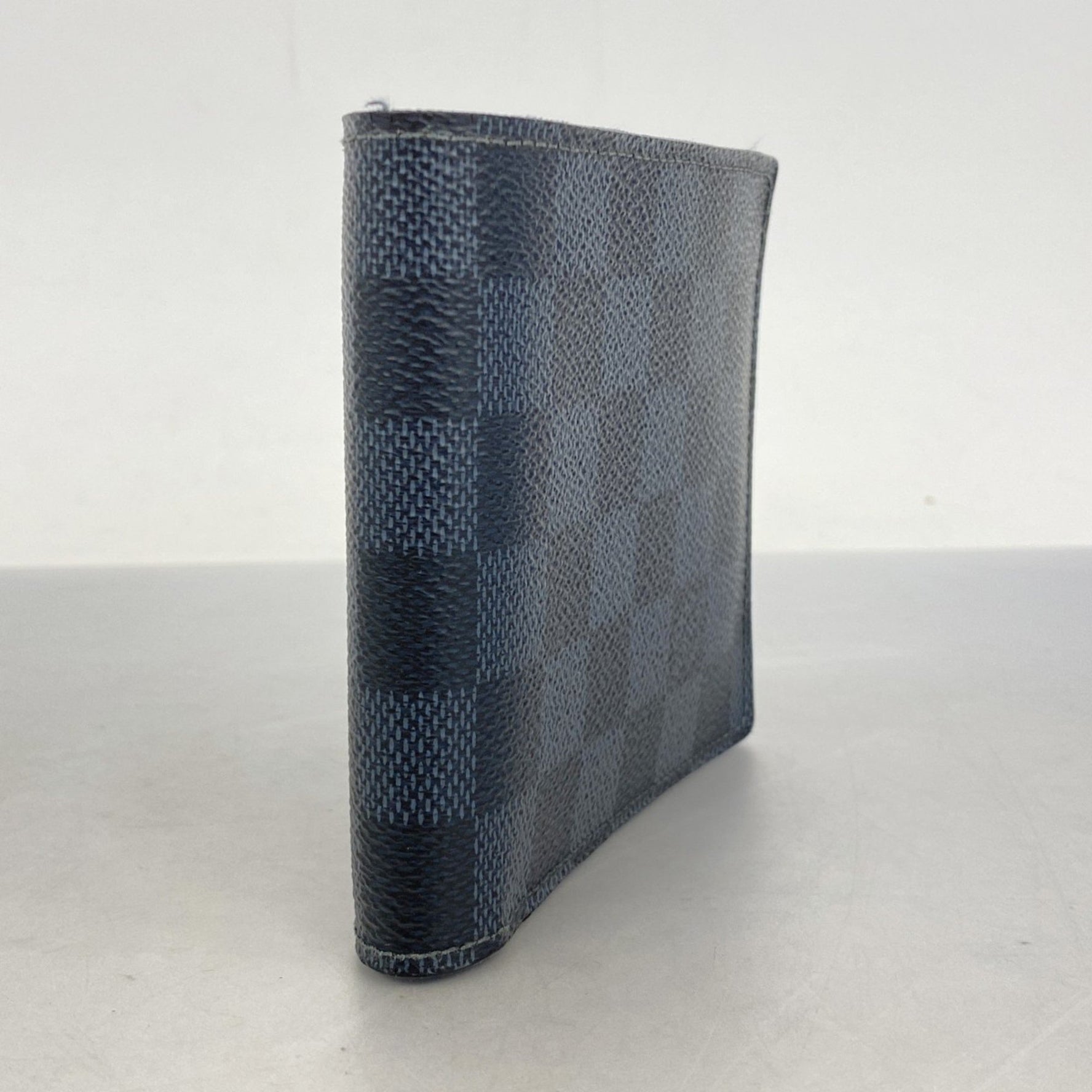 Louis Vuitton Damier Cobalt Portefeuille Marco Wallet Navy Black
