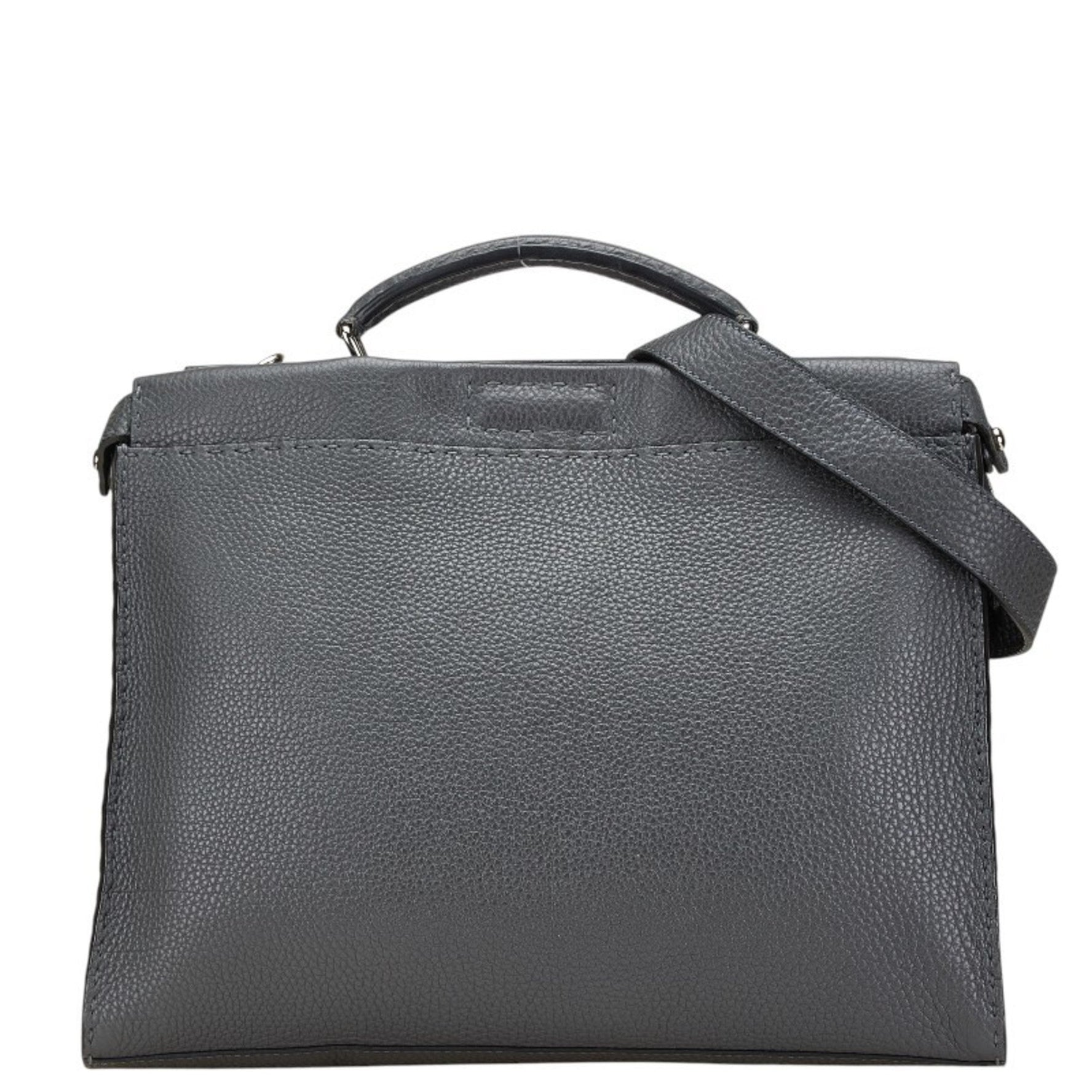 Fendi Selleria Peekaboo Business Bag/Shoulder Bag, Leather