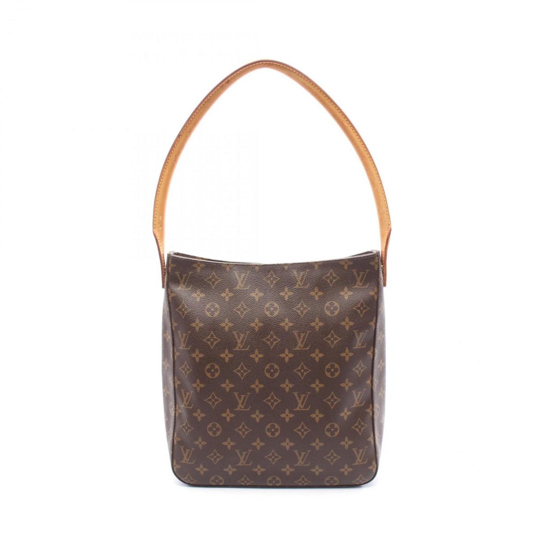 Louis Vuitton Looping GM Shoulder Bag Coated Canvas Leather Monogram