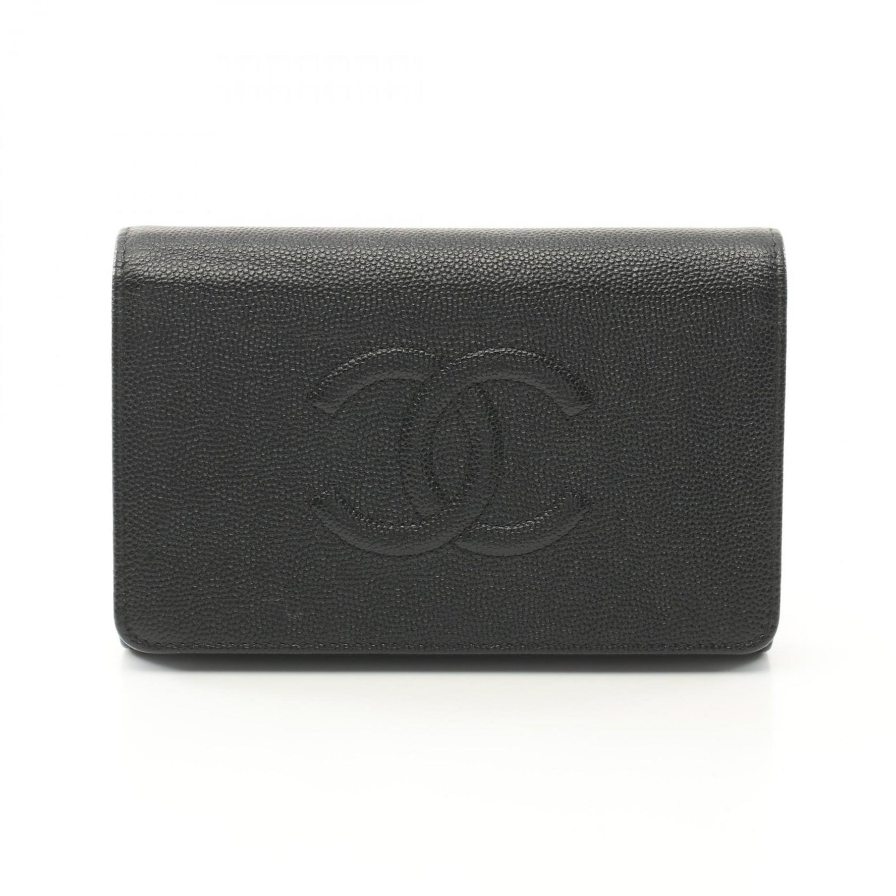 CHANEL Tri-fold Wallet Caviar Skin (Grained Calfskin)