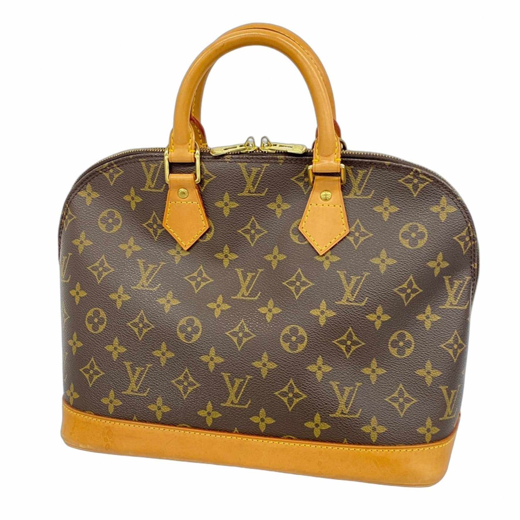 Louis Vuitton Monogram Alma Handbag M51130 Brown Women's