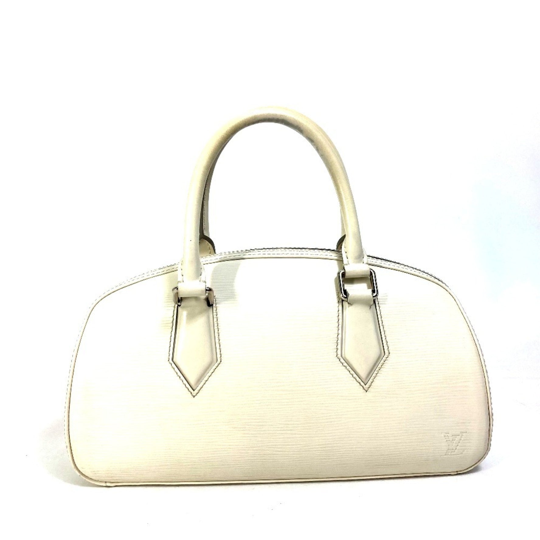 LOUIS VUITTON M5285J Epi Jasmine Mini Boston Bag, Leather, Women's, Ivory/White