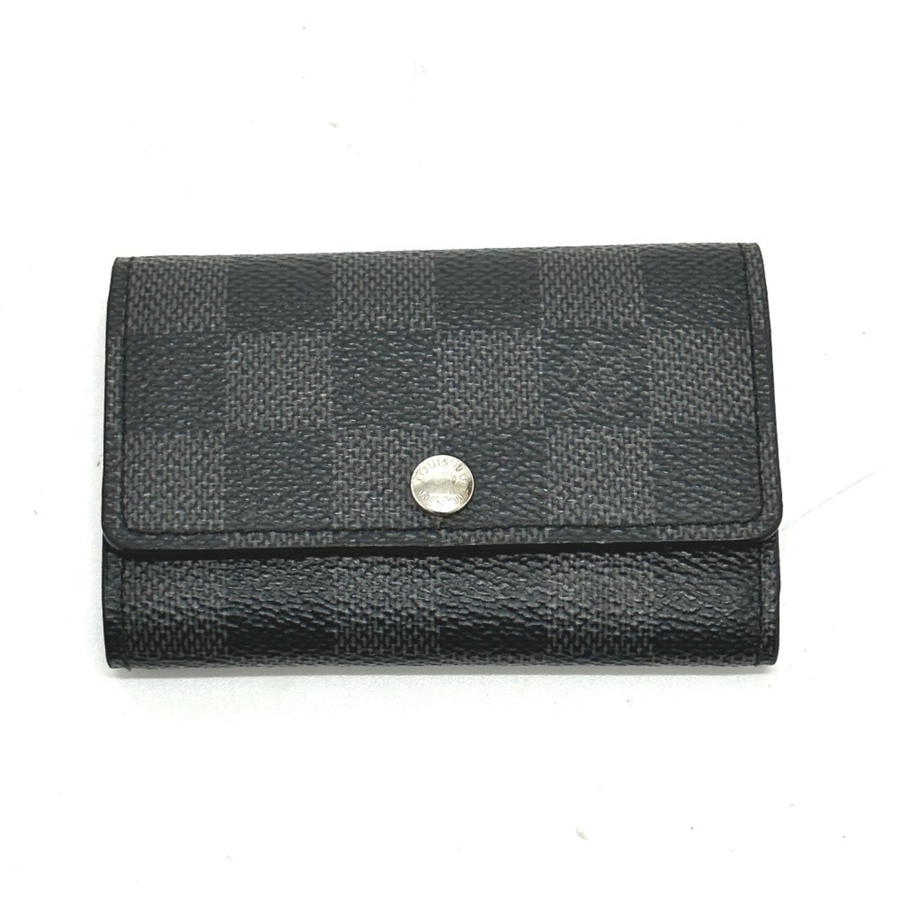 Louis Vuitton Damier Graphite Multicle 6 Key Case Canvas