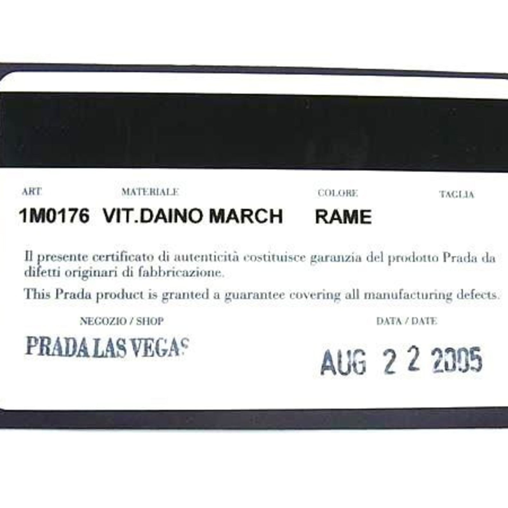 PRADA Wallet Leather Tri-fold