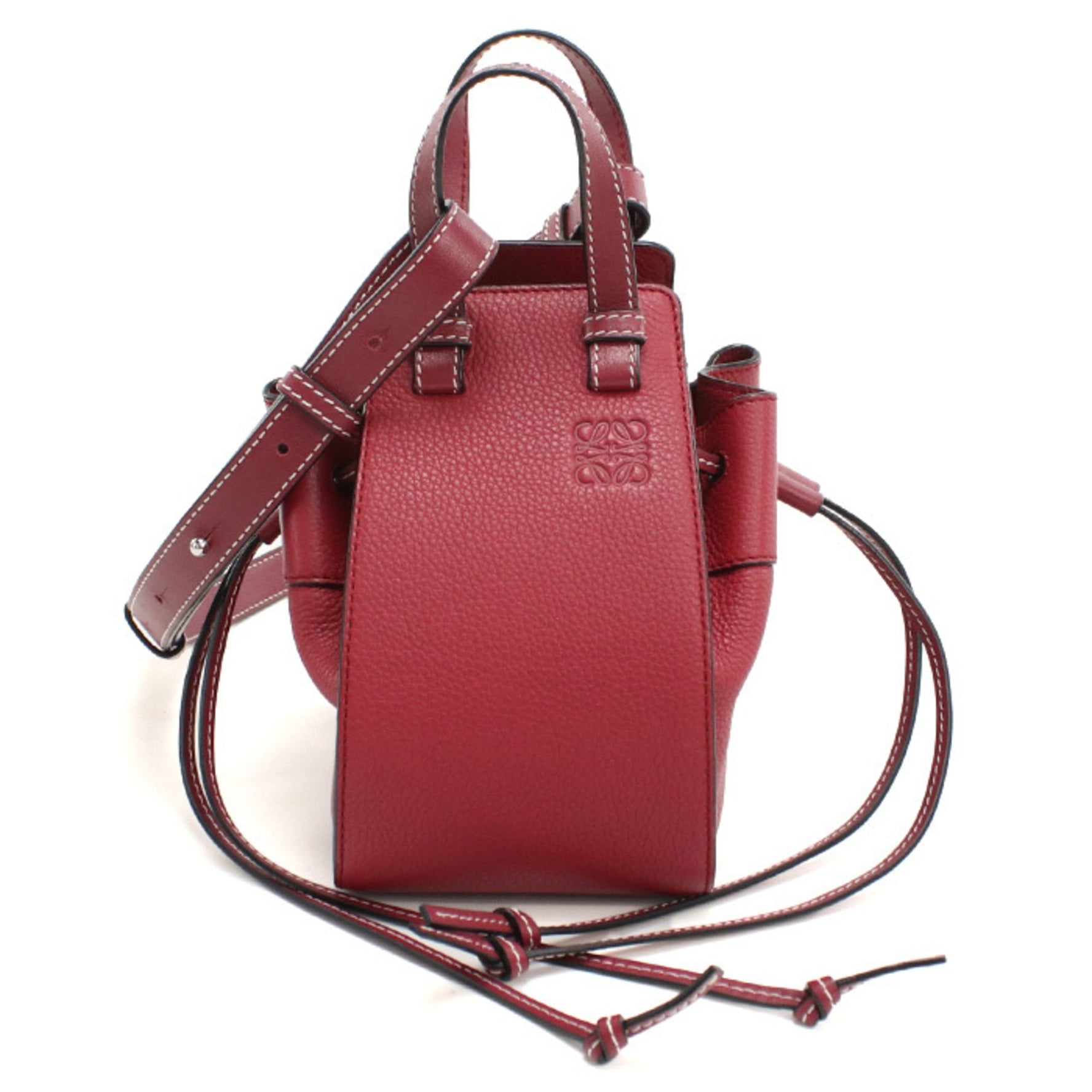 LOEWE Hammock Mini Shoulder Bag, Red