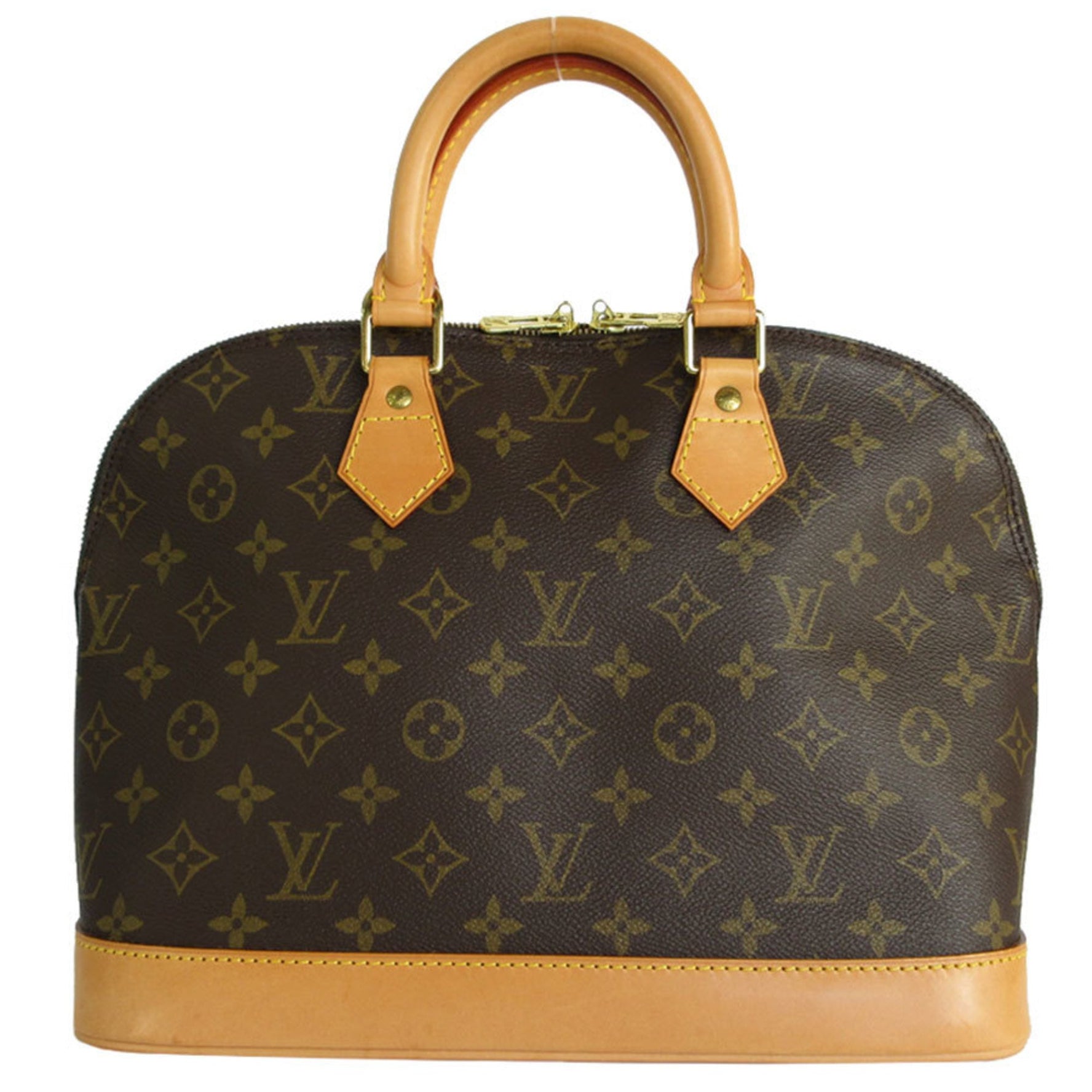 Louis Vuitton LOUIS VUITTON Handbag Monogram Alma Canvas Brown Women's s0003j