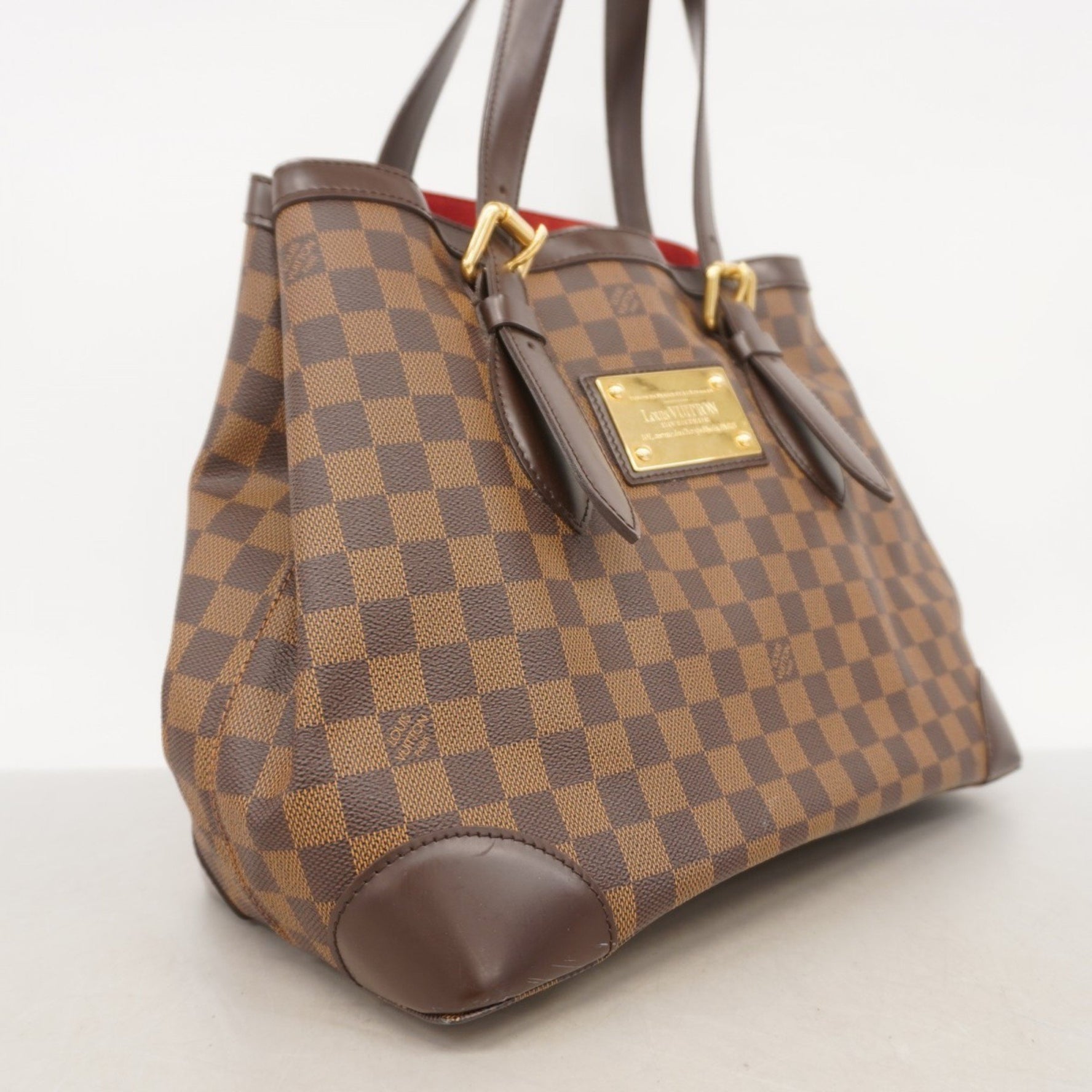 Louis Vuitton Damier Hampstead MM Tote Bag N51204 Ebene for Women