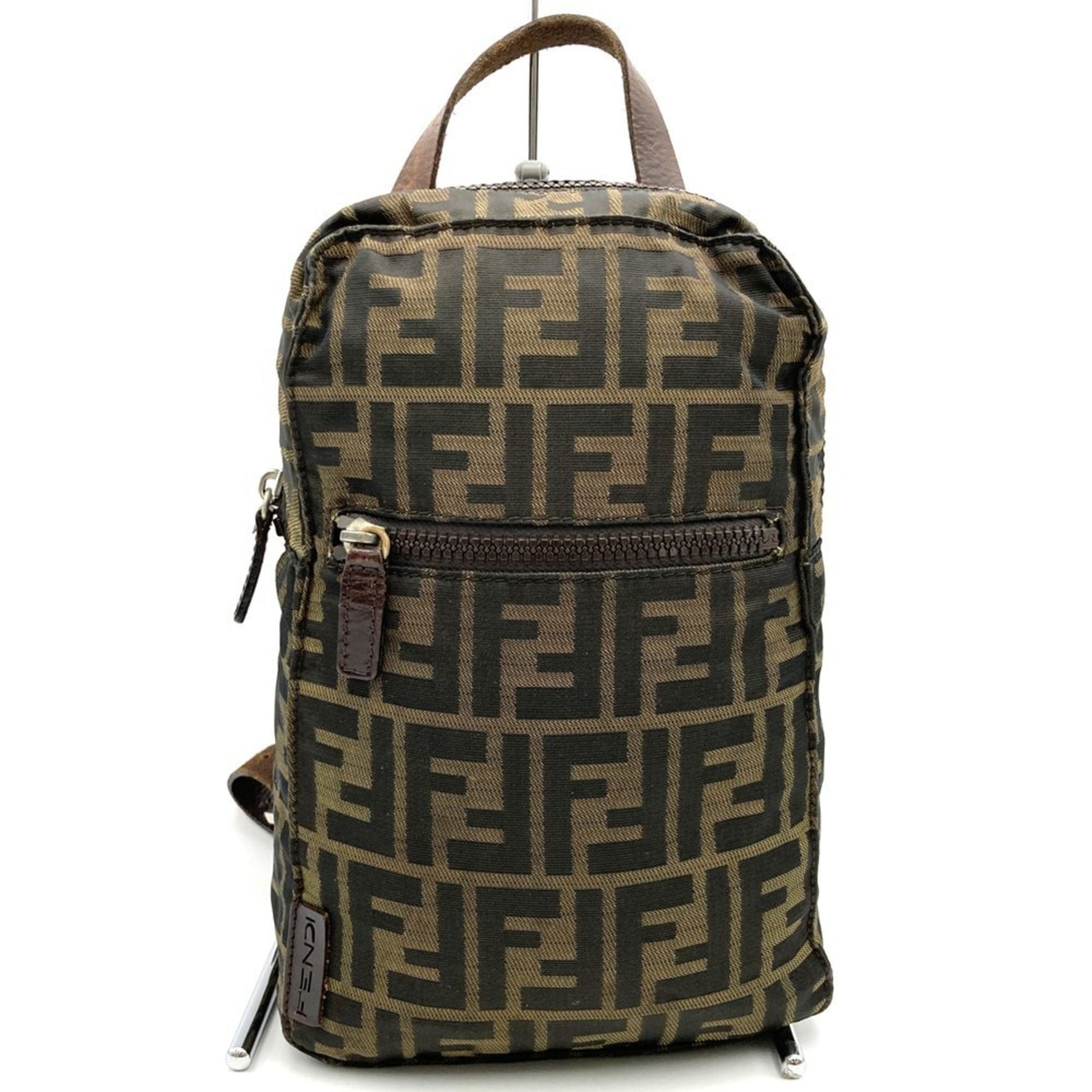 FENDI Zucca Rucksack Daypack Backpack Nylon