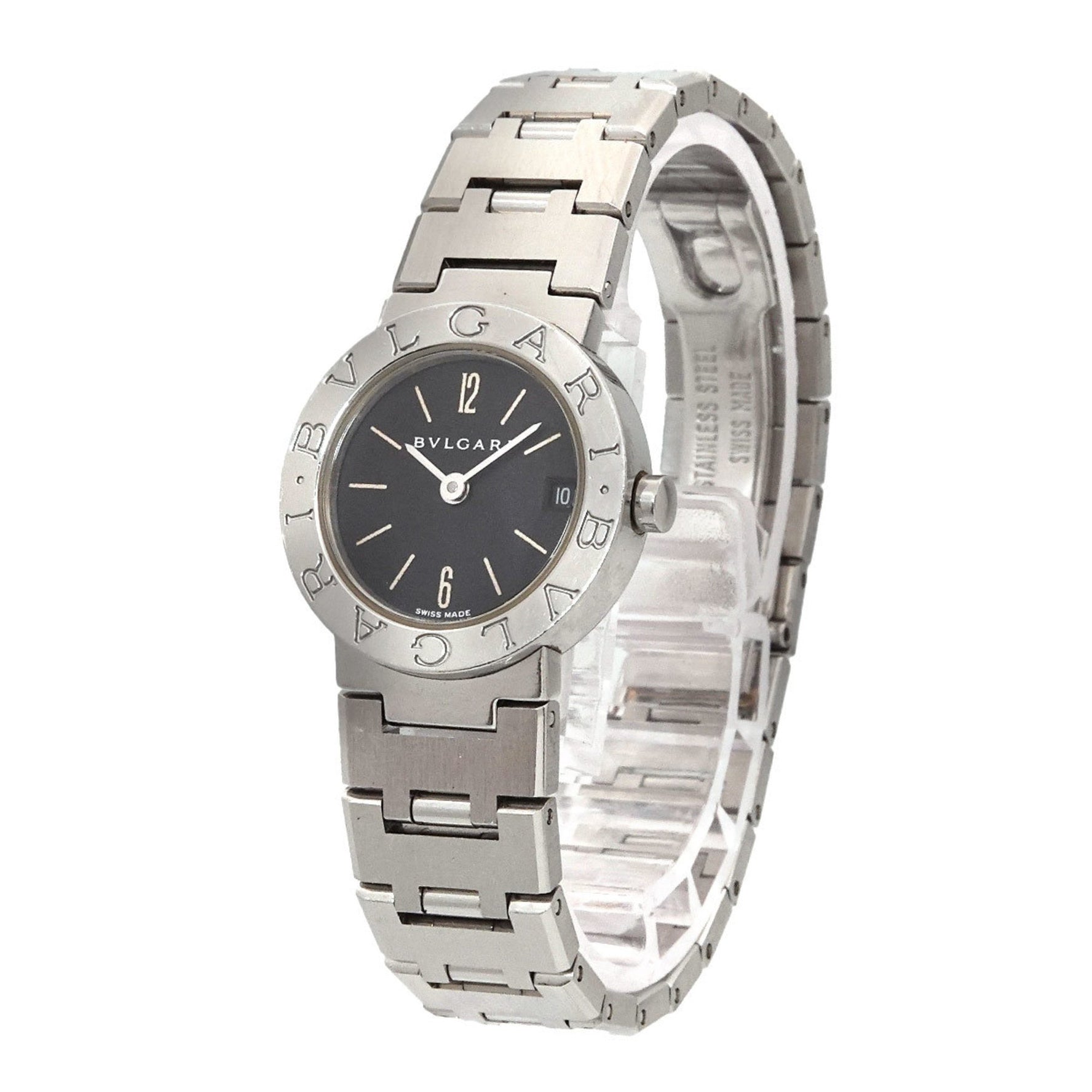 BVLGARI Watch Date Black Quartz