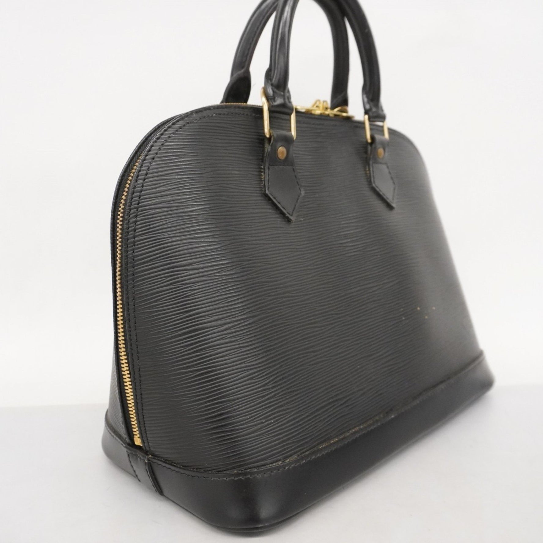Louis Vuitton Epi Alma Handbag M52142 Noir Women's