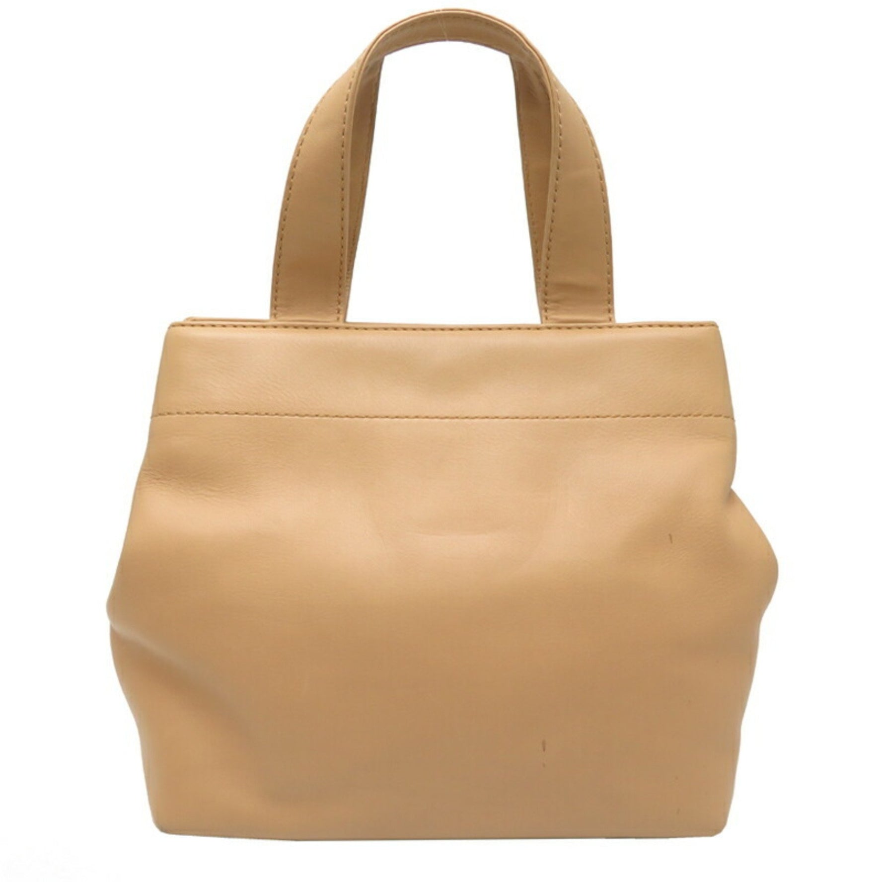 Chanel Women's Handbag in Beige Leather