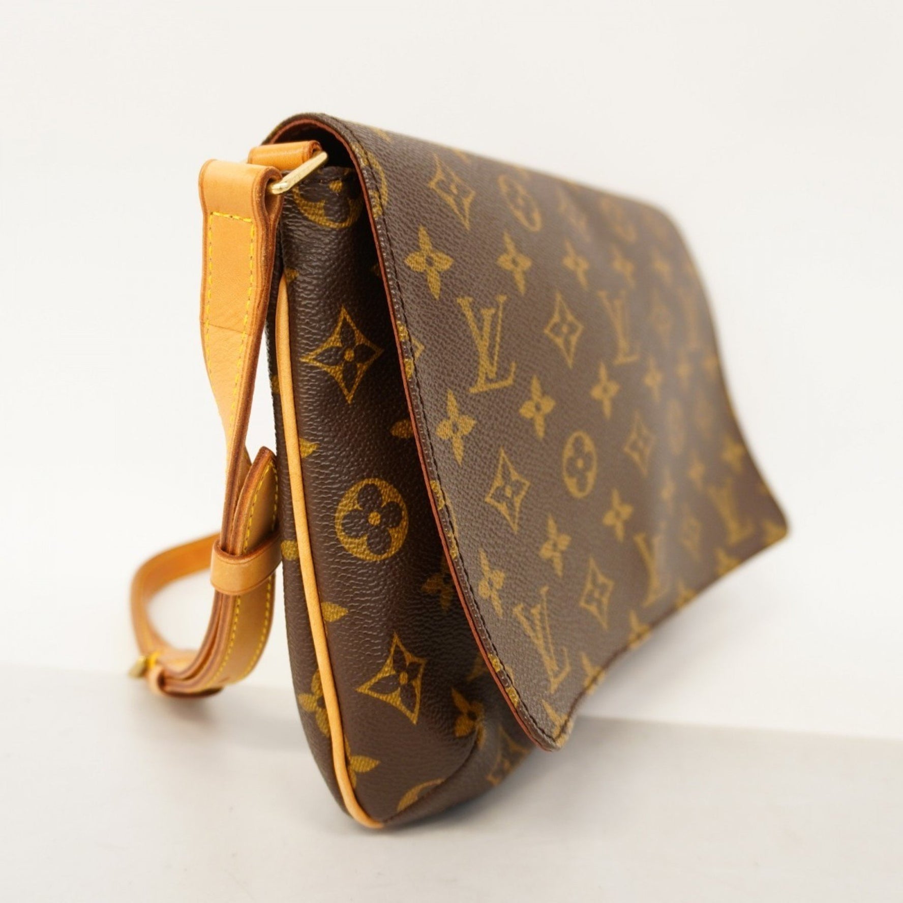 Louis Vuitton Monogram Musette Tango Short Strap Shoulder Bag M51257 Brown Women's