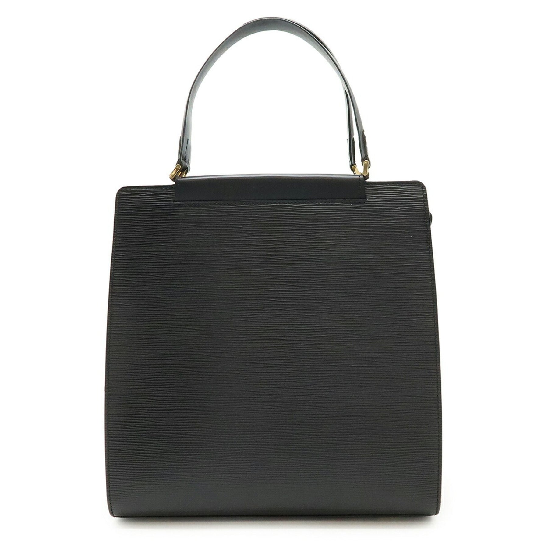 LOUIS VUITTON Epi Figari MM Handbag Tote Bag Leather Noir Black M52002