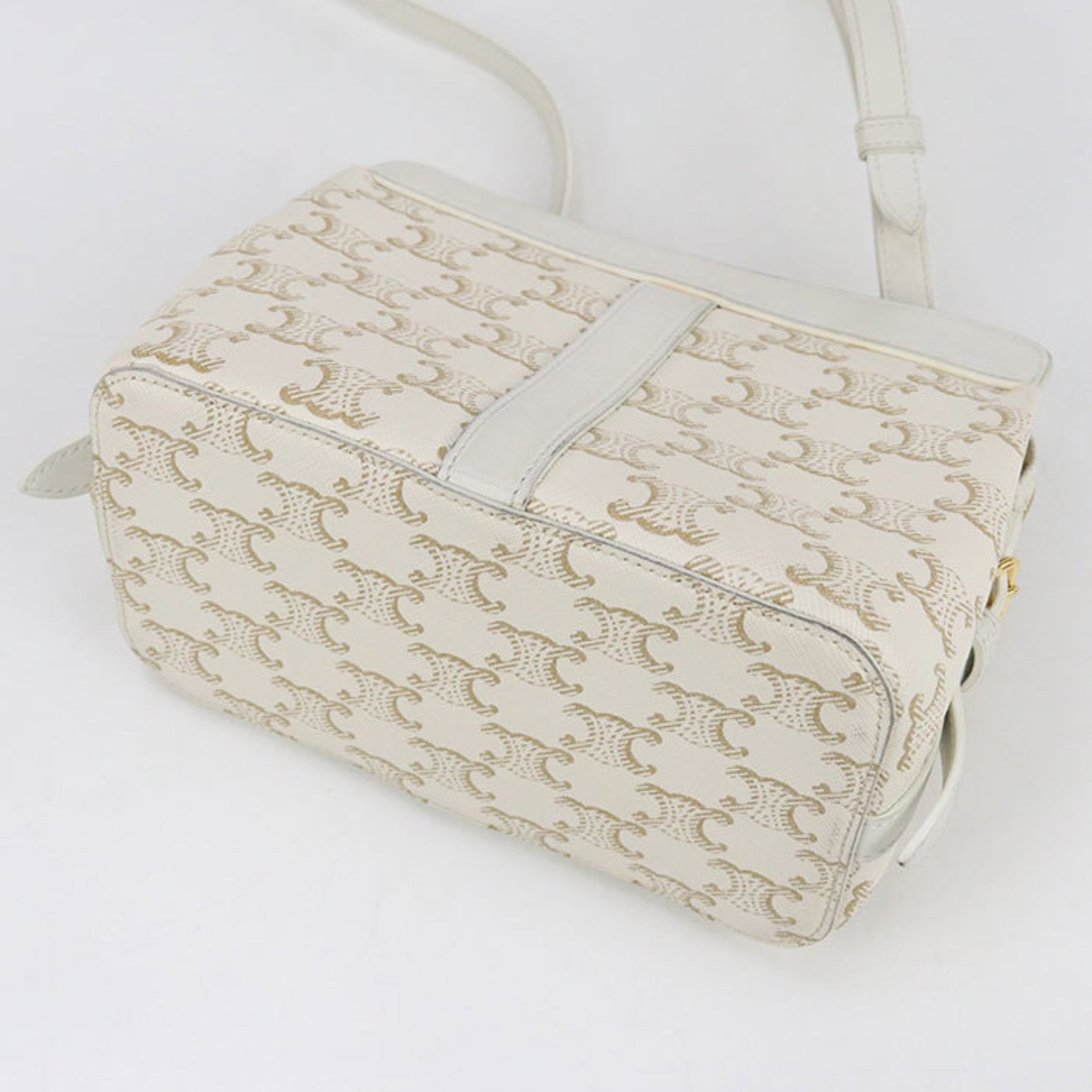 CELINE Triomphe Canvas Shoulder Bag