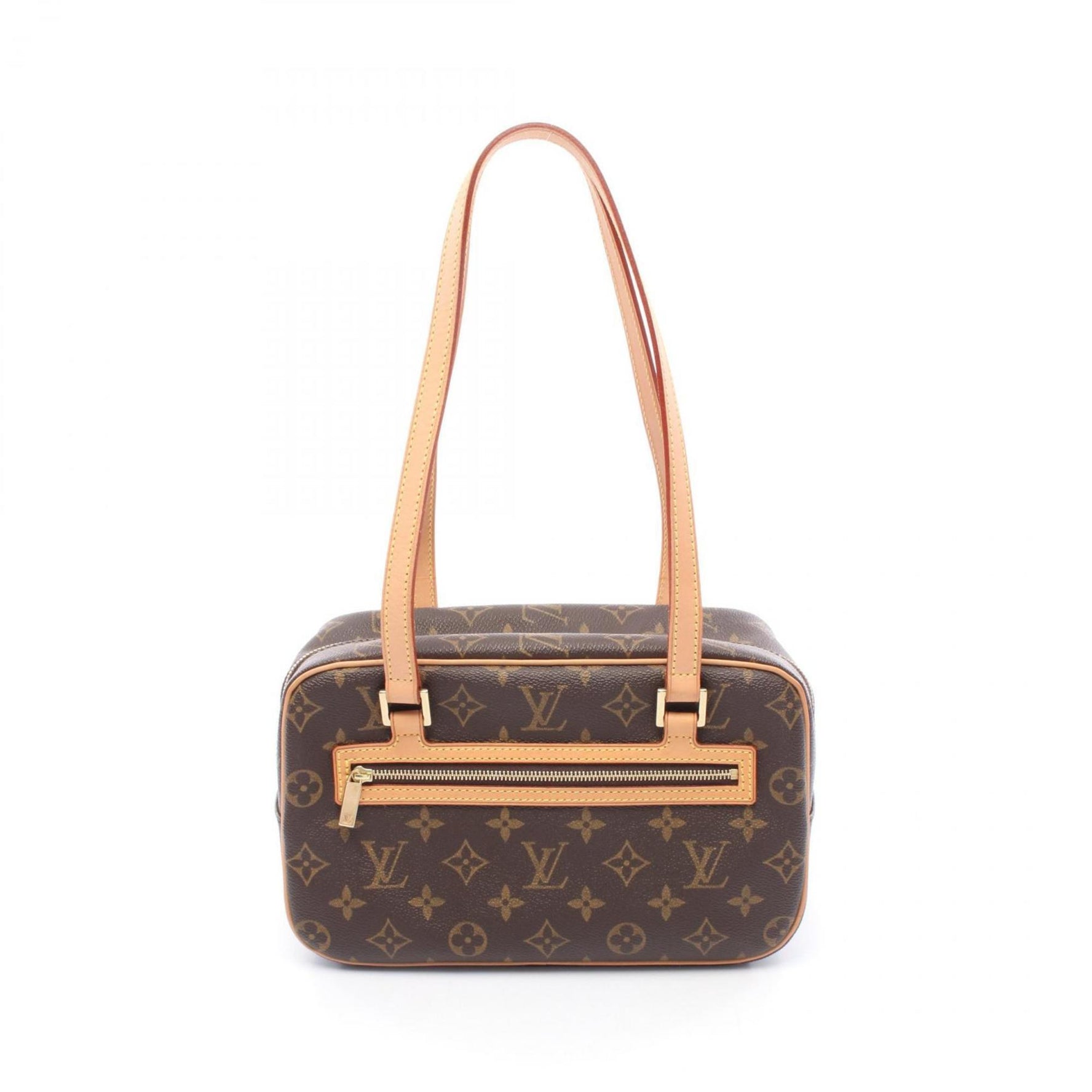 Louis Vuitton Cite MM Shoulder Bag, Coated Canvas and Leather, Monogram