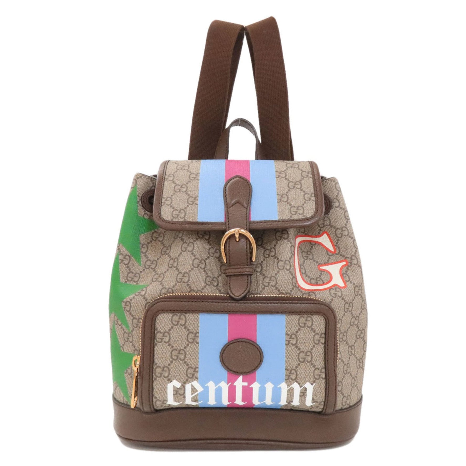 Gucci GG Supreme Print Star Backpack/Daypack in PVC