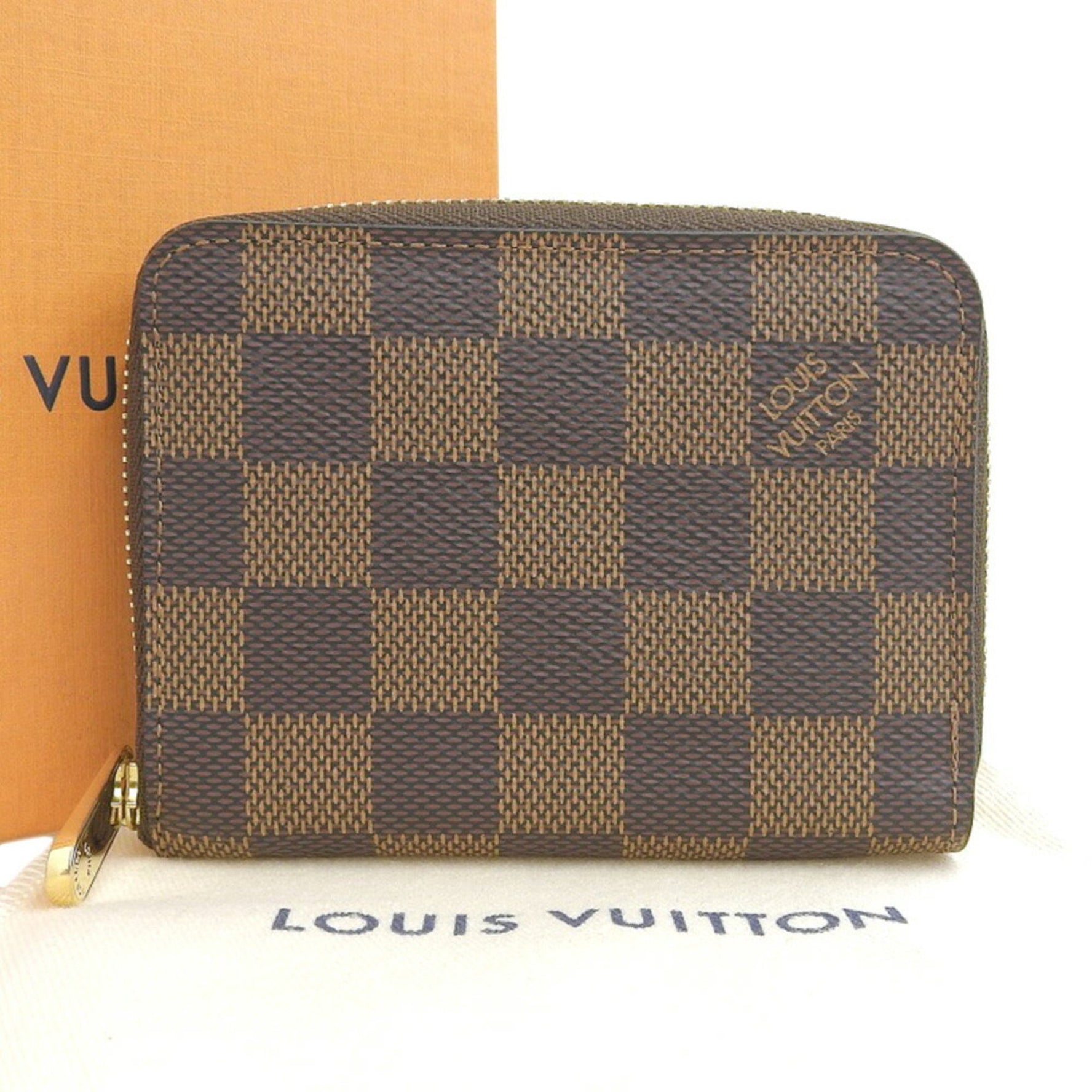 Louis Vuitton Damier Zippy Coin Purse Round