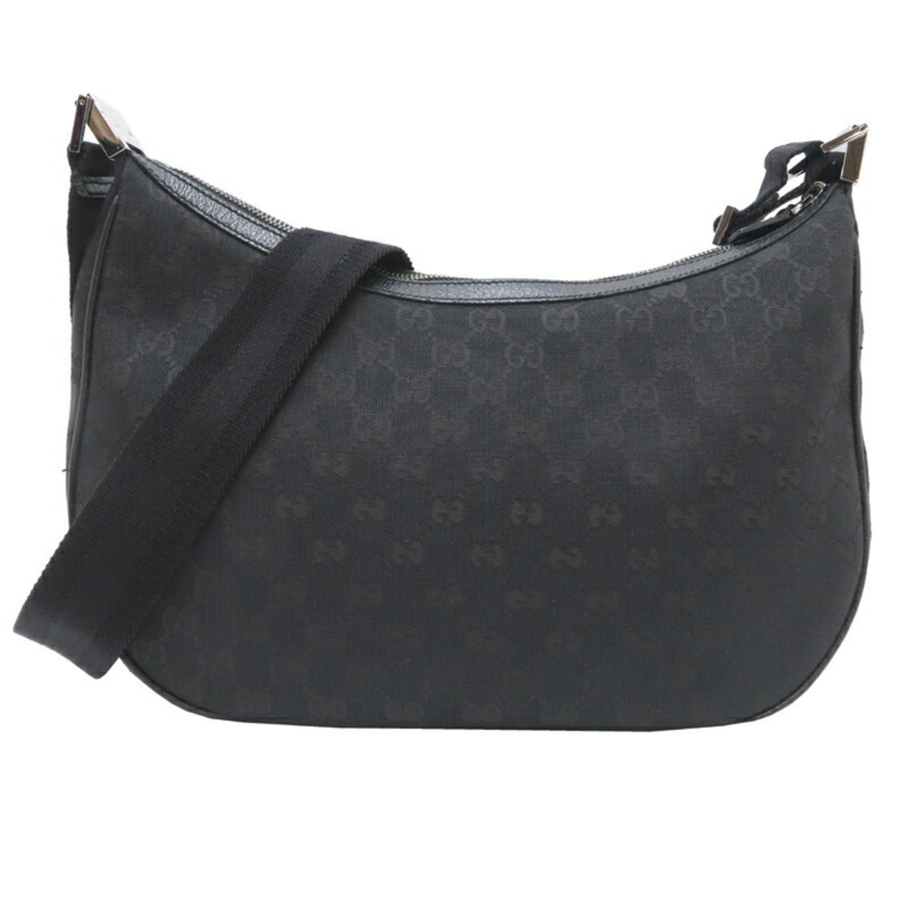 Gucci Women's Shoulder Bag GG Canvas Black