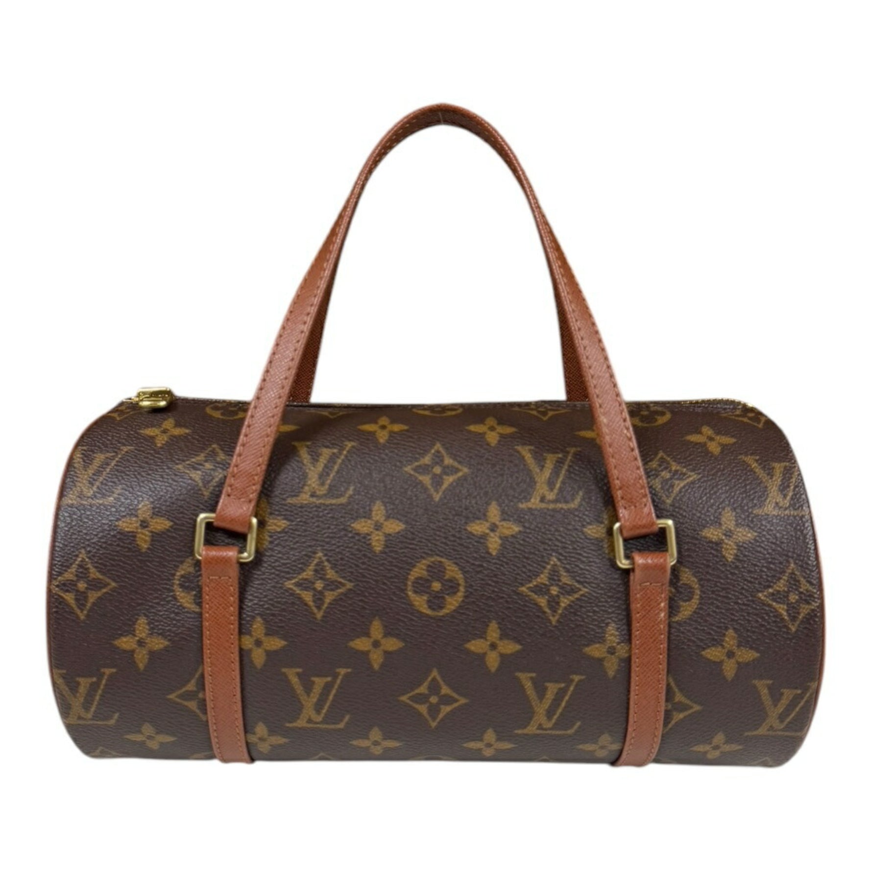 Louis Vuitton Papillon 26 Monogram Handbag Canvas Brown