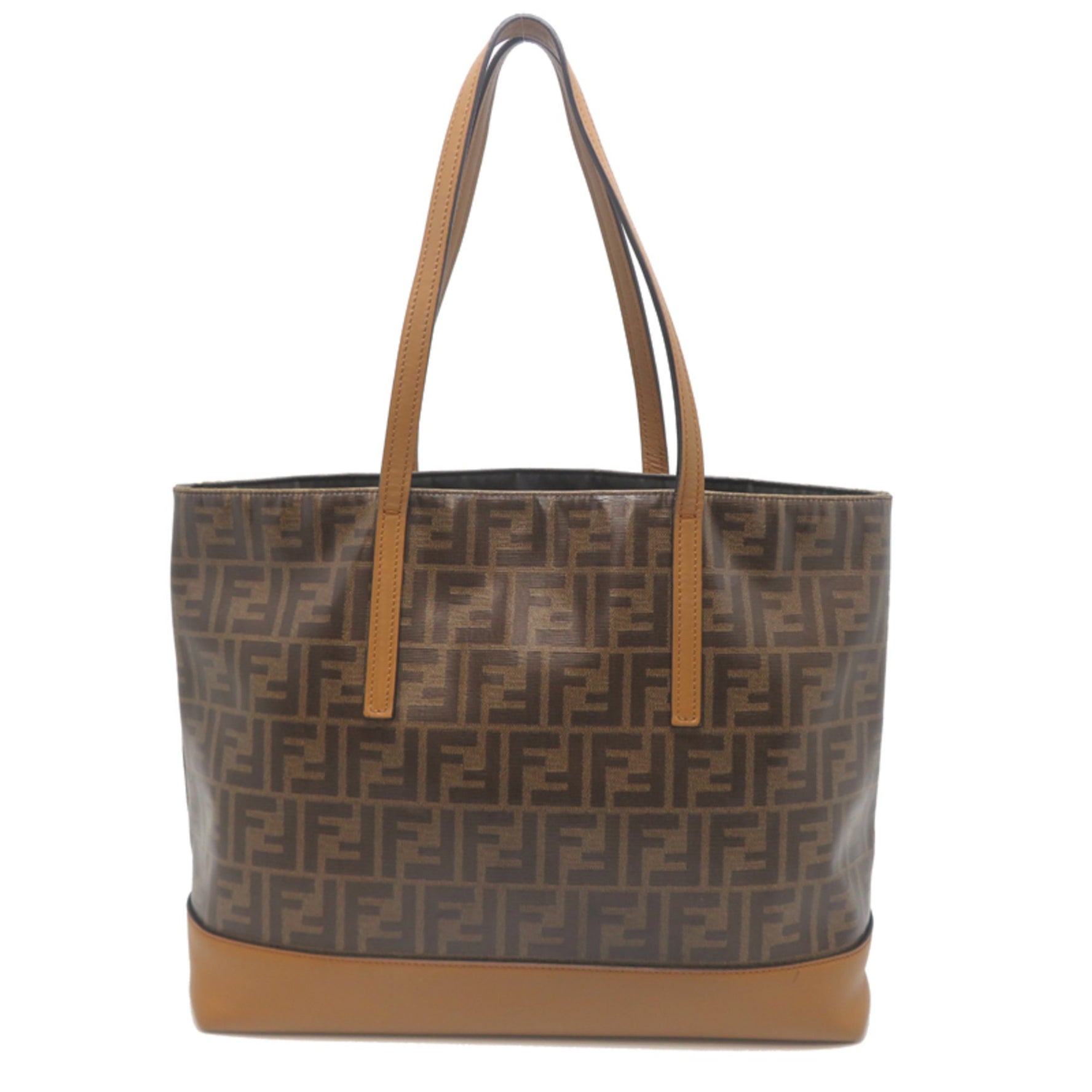 Fendi Tote Bag PVC Zucca Pattern (Brown)
