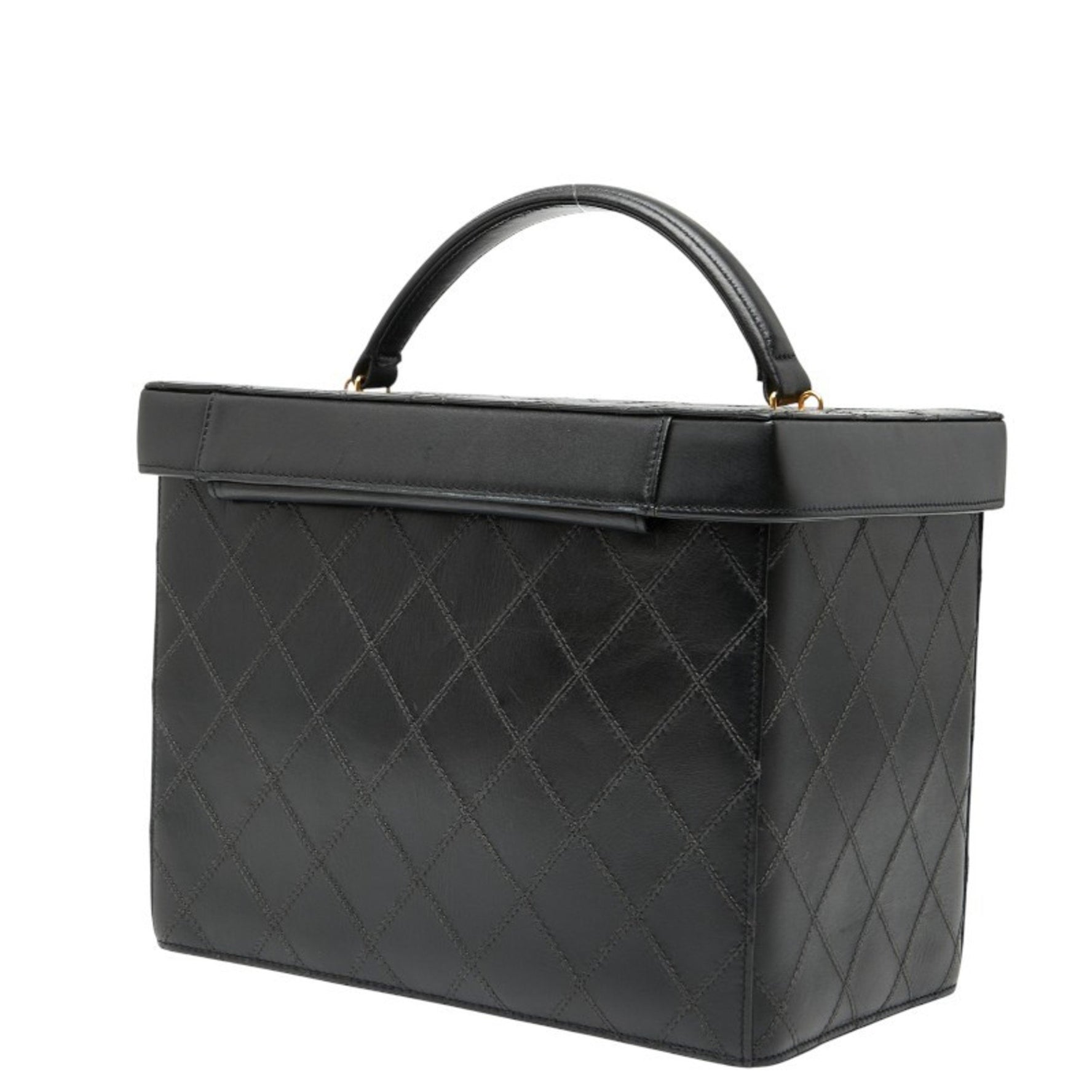 CHANEL Bicolore Vanity Bag Shoulder Lambskin