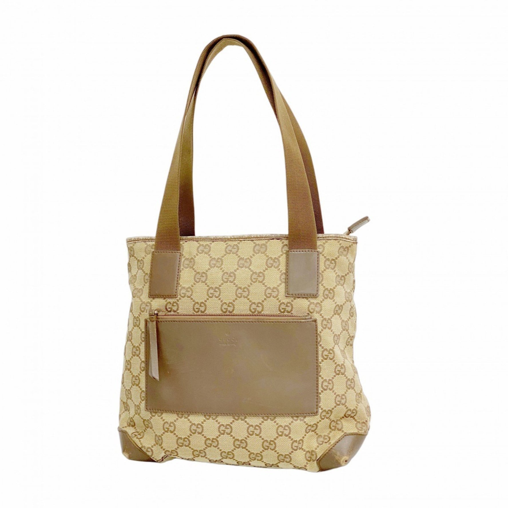 Gucci Tote Bag GG Canvas 019 0402 Brown Women's