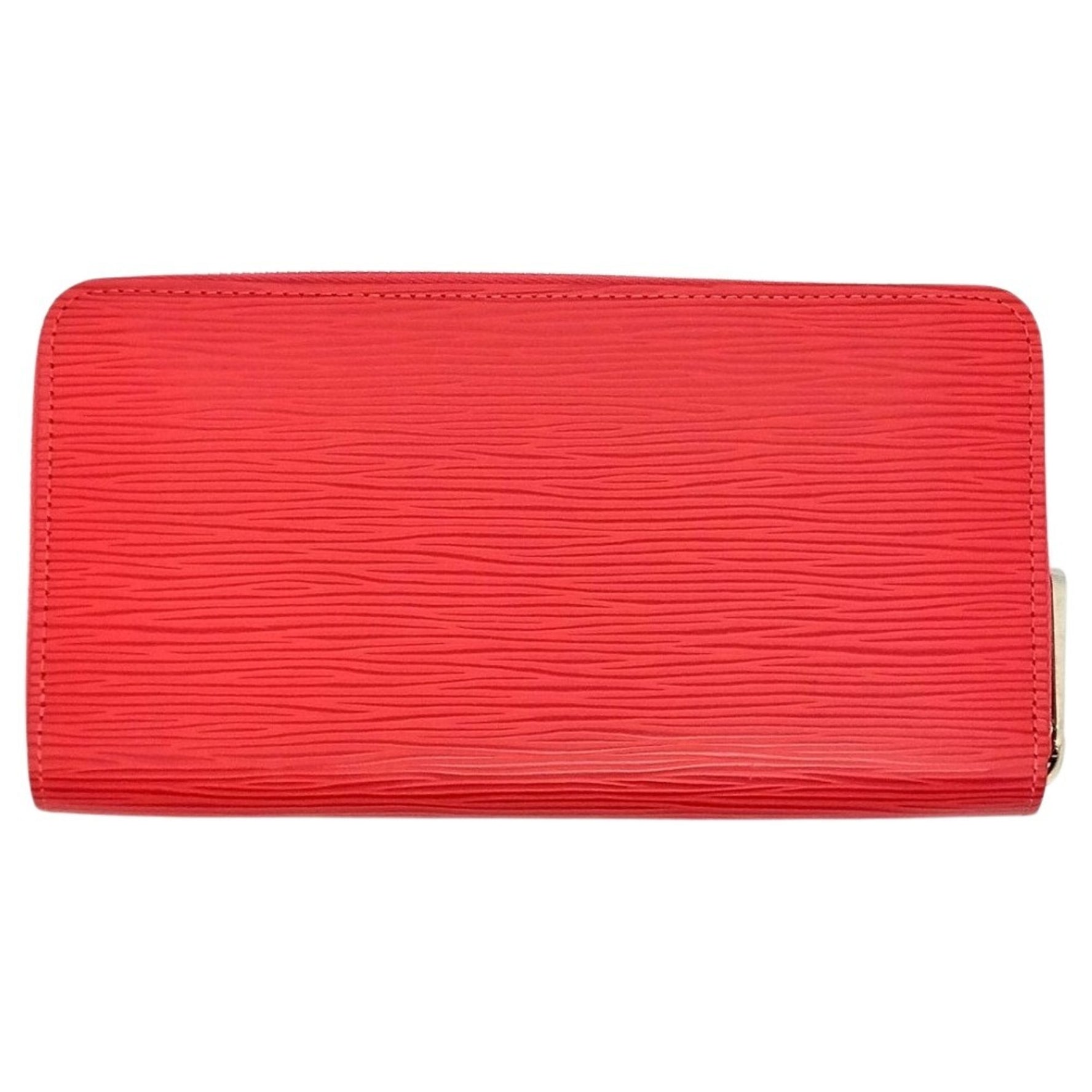 Louis Vuitton Zippy Wallet Round Epi Coquelicot