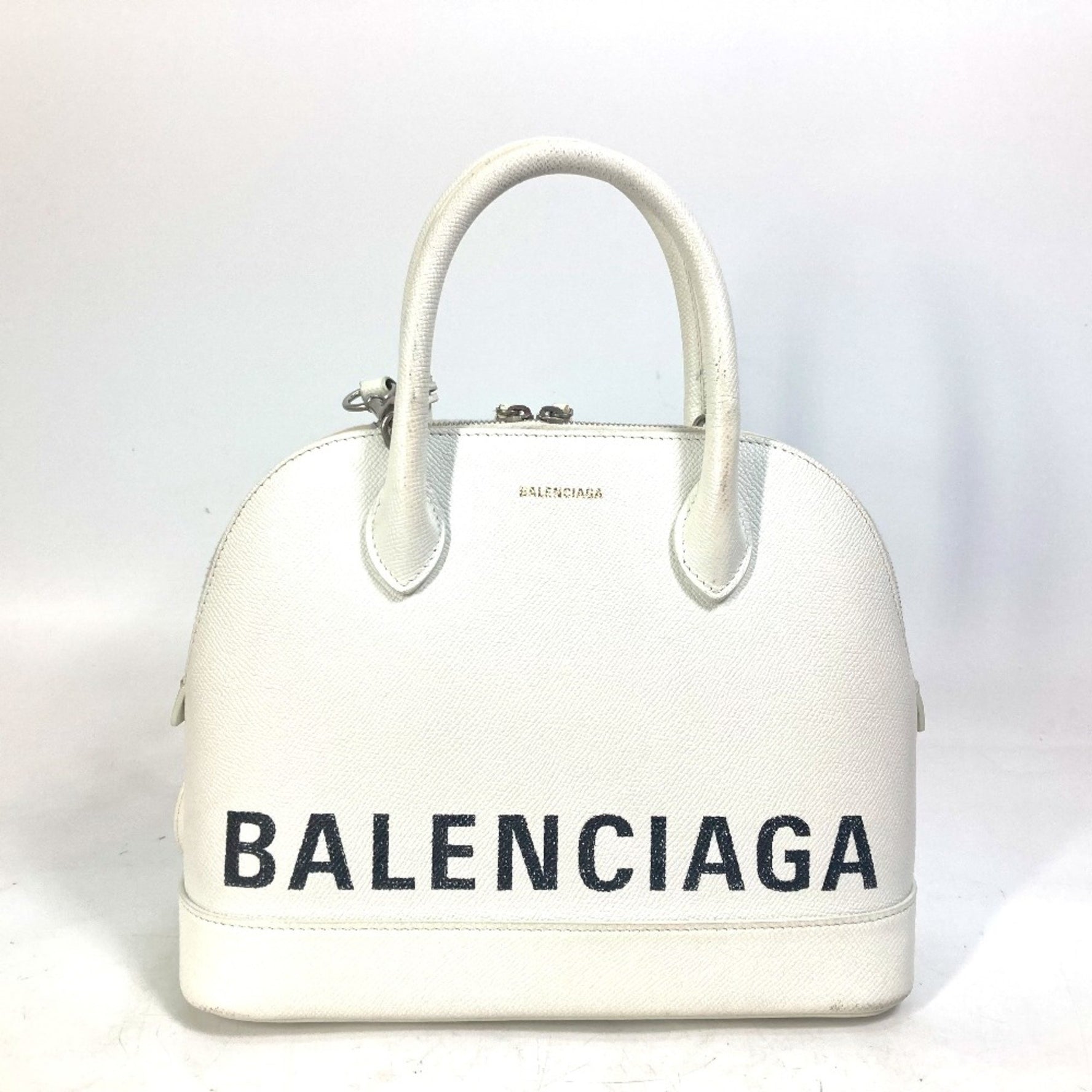 Balenciaga Bicolor bag 2WAY Bag Shoulder Bag Crossbody Hand Bag White Black