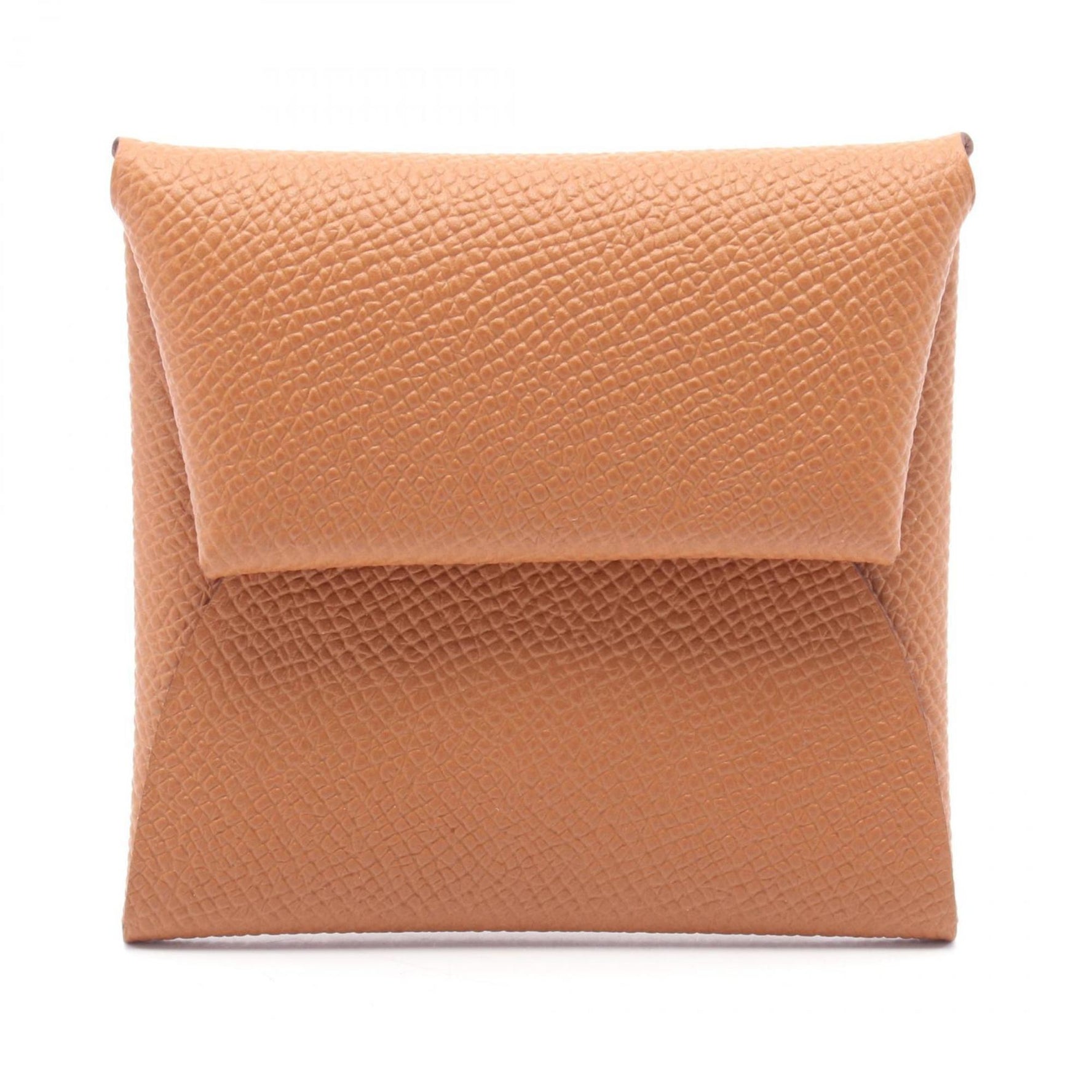Hermes Bastia Gold Wallet/Coin Case Wallet Leather Epsom