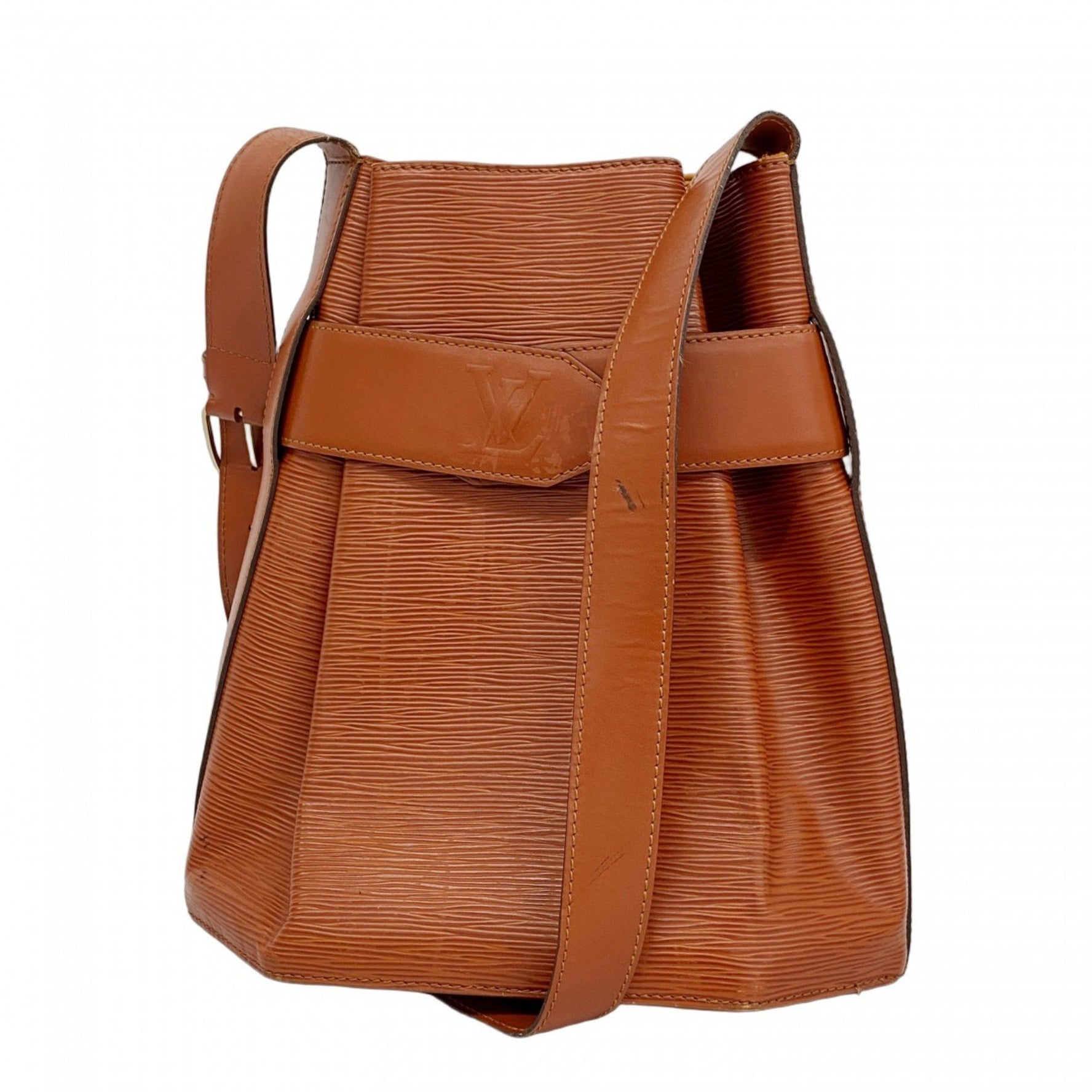 Louis Vuitton Epi Sac de Paul PM Shoulder Bag M80203 Kenya Brown for Women