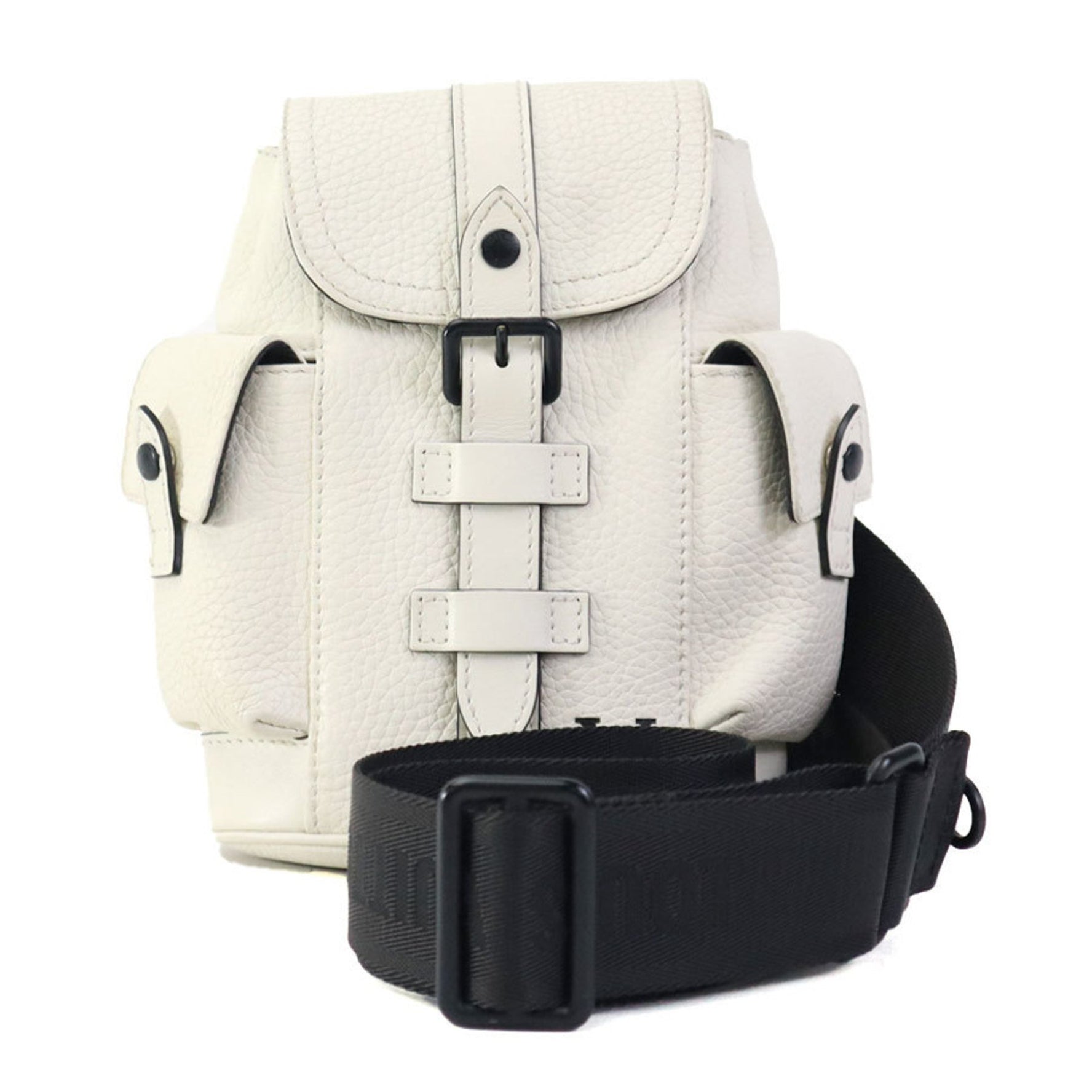 Louis Vuitton Christopher XS Body Bag Leather Off-White Black