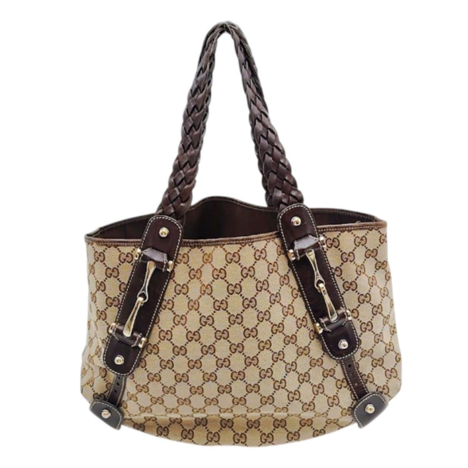 Gucci GG Canvas Tote Bag, Shoulder x Ebony