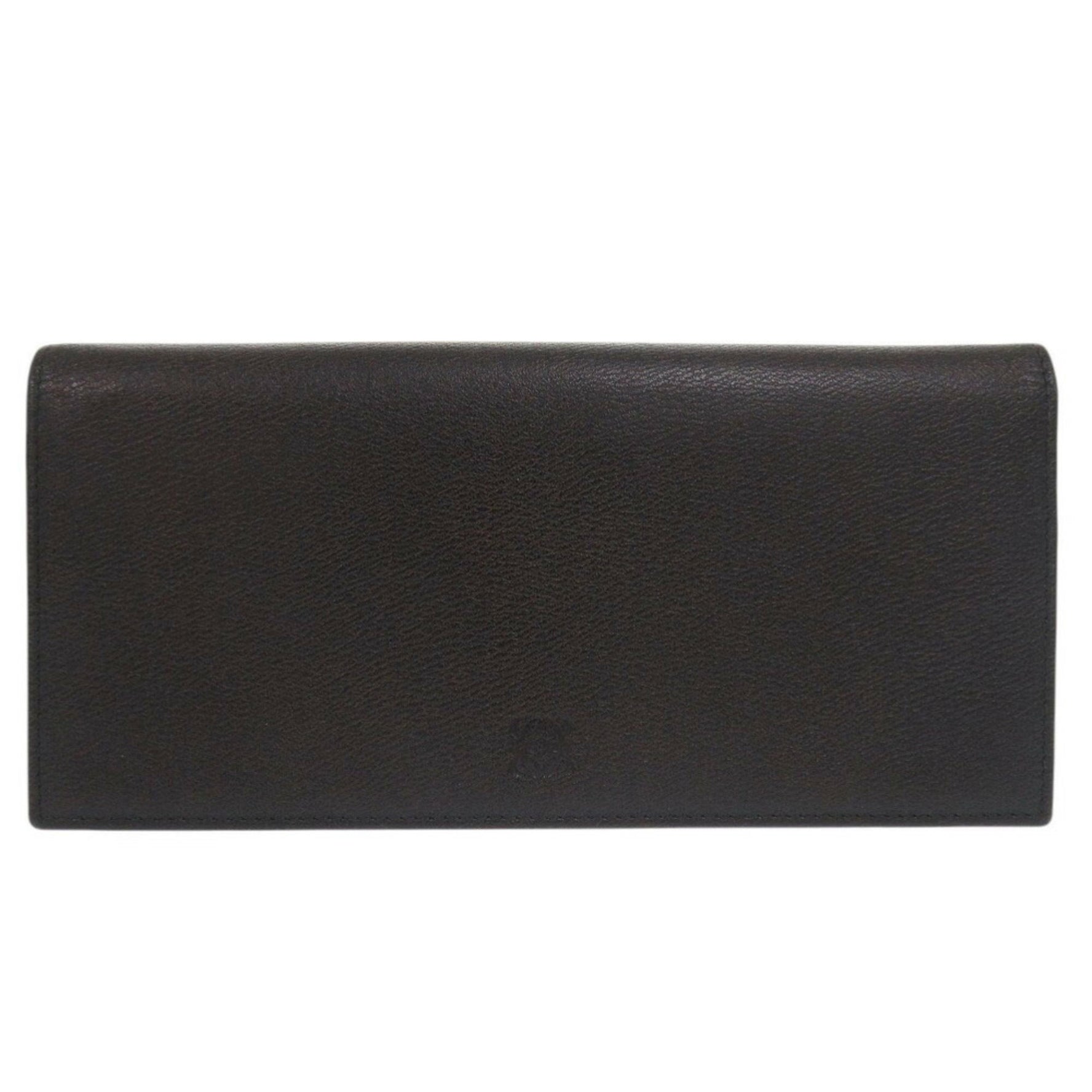 LOEWE Anagram Leather Long Wallet, Bifold 0397