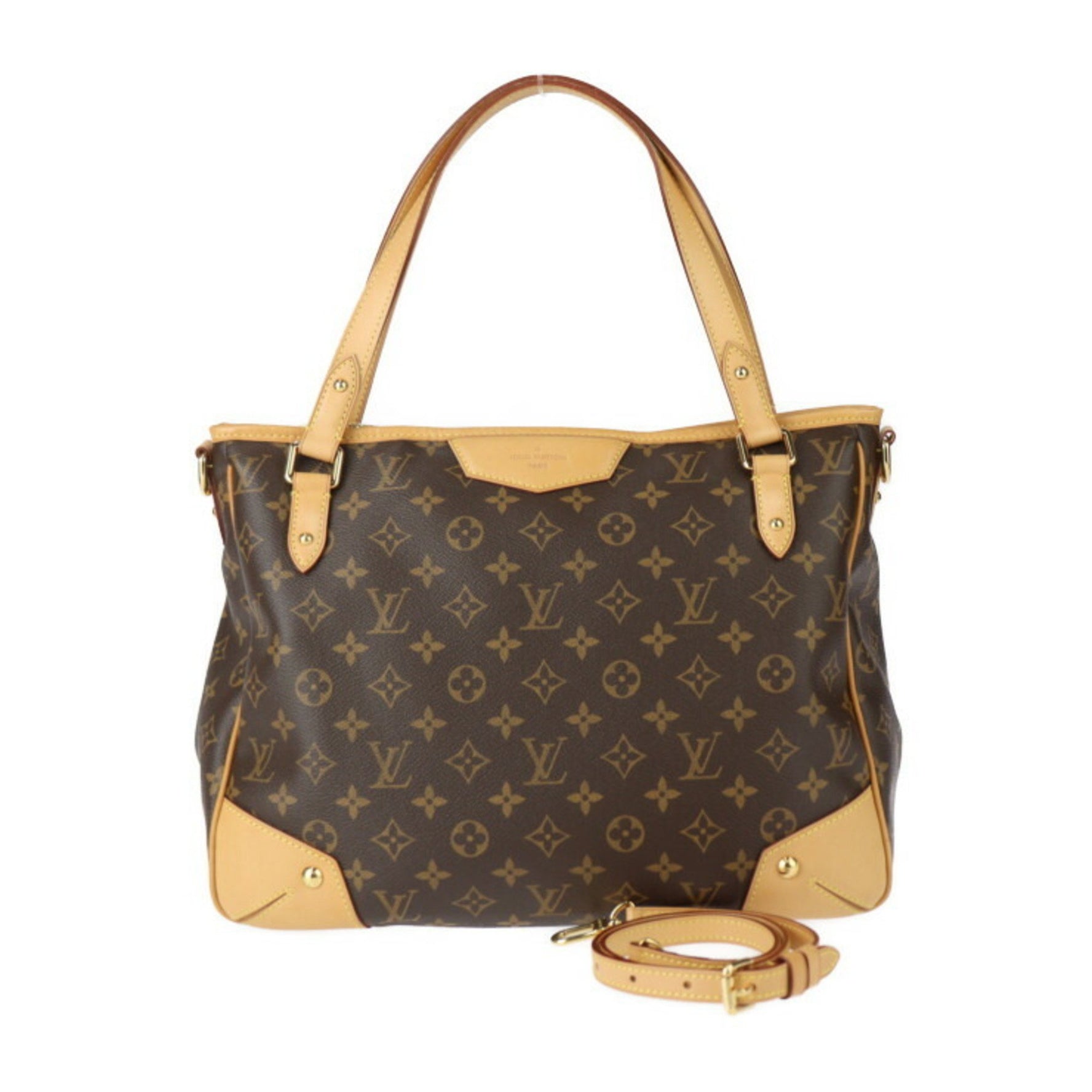 LOUIS VUITTON Estrella MM Monogram Tote Bag M41232 Leather Brown Shoulder Handbag R2404121001007