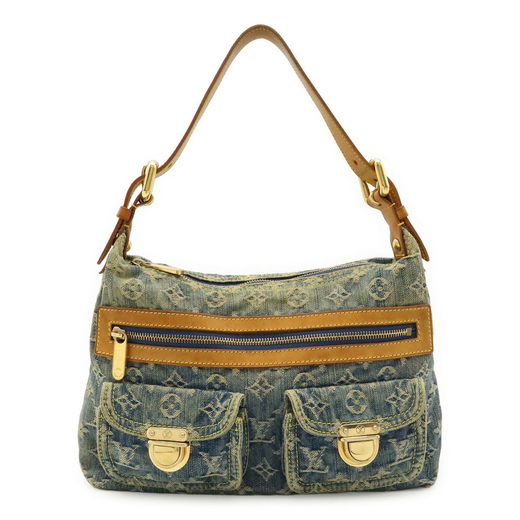Louis Vuitton Monogram Denim Baggy PM Shoulder Bag