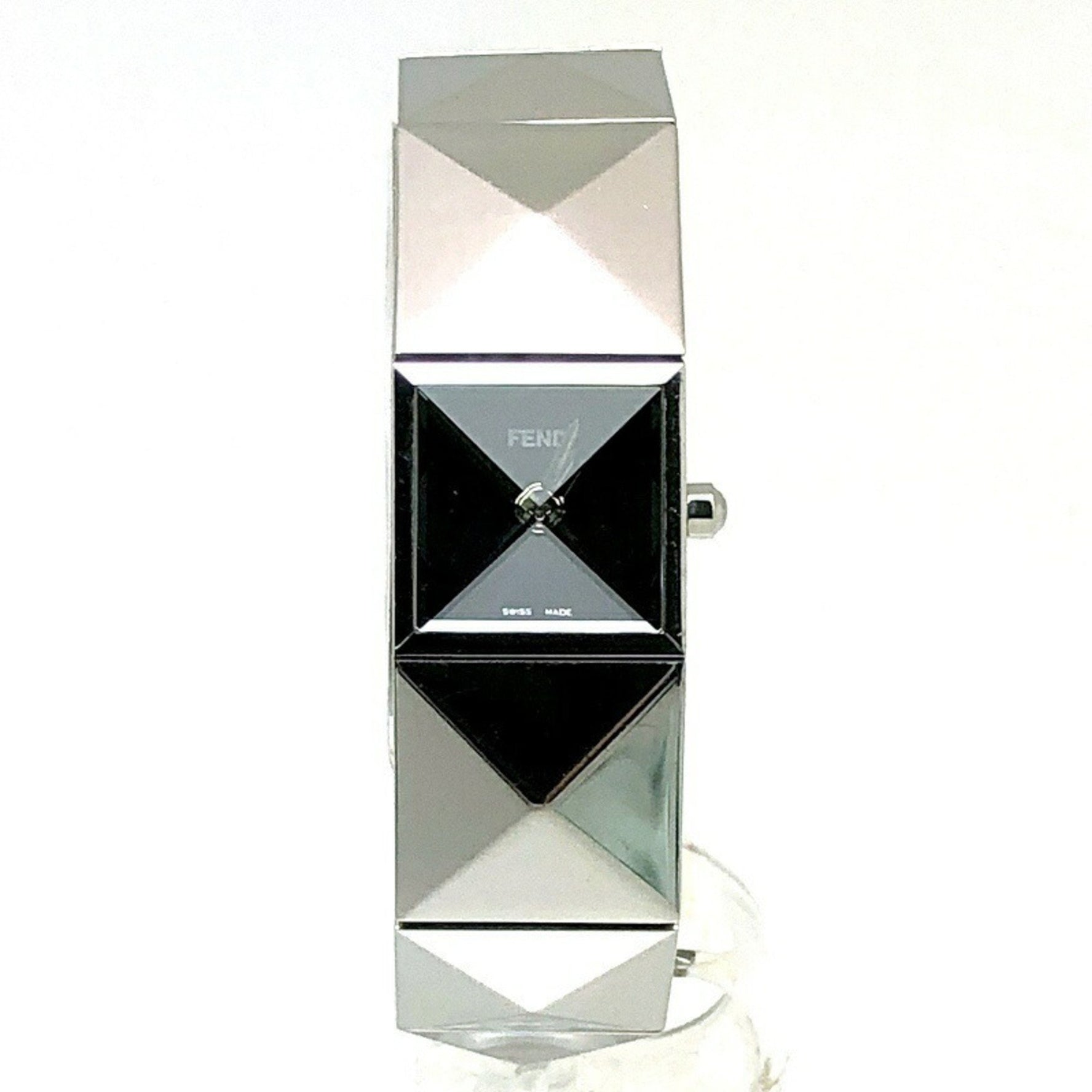 FENDI Quartz Pyramid Bangle Watch Stainless Steel, Mikunigaoka Store
