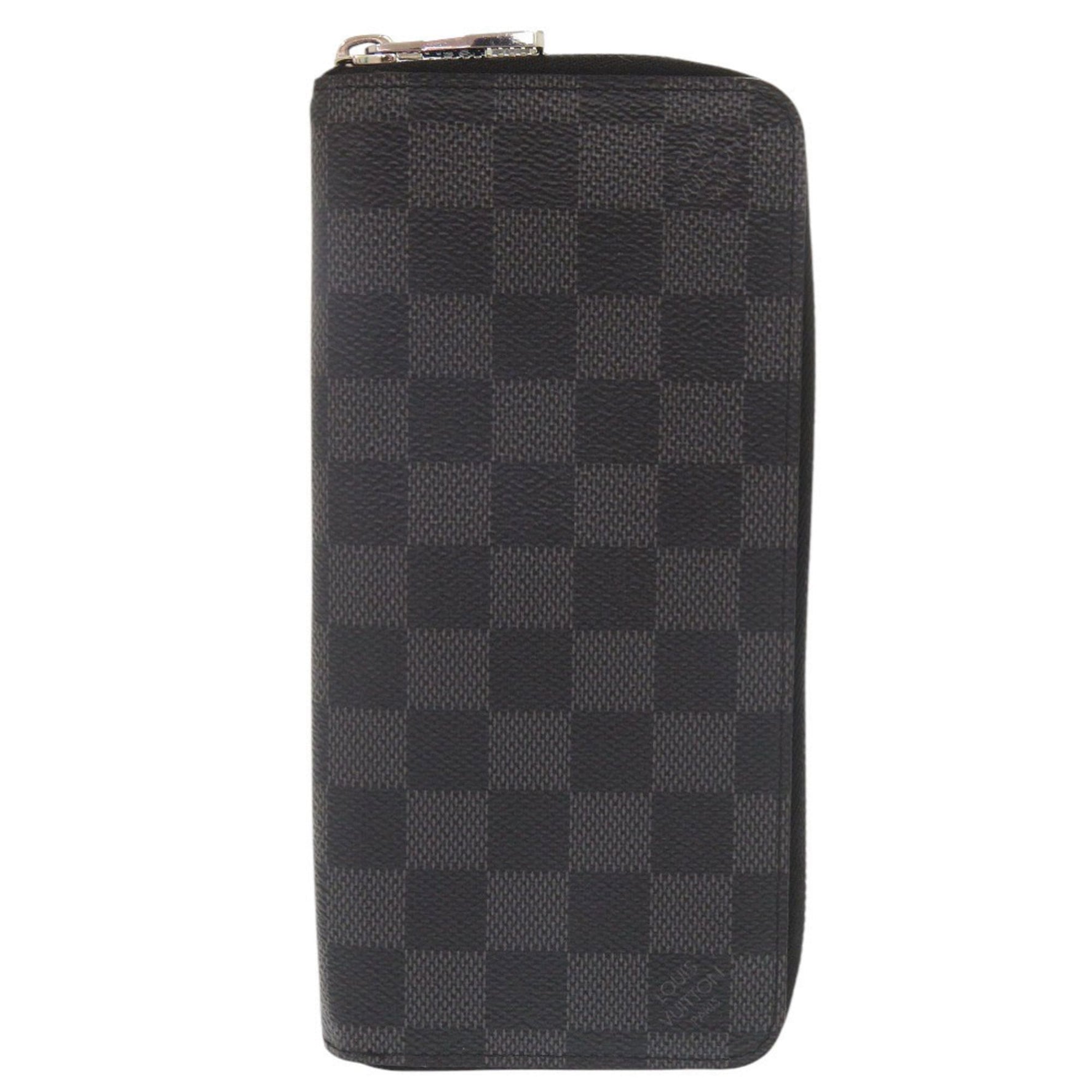 Louis Vuitton Zippy Wallet Vertical Damier Graphite Round Zip Long 1073 LOUIS VUITTON