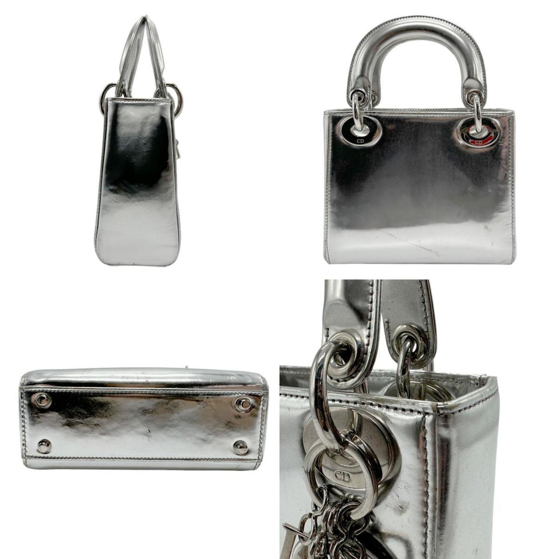 Christian Dior Shoulder Bag Handbag Lady Leather