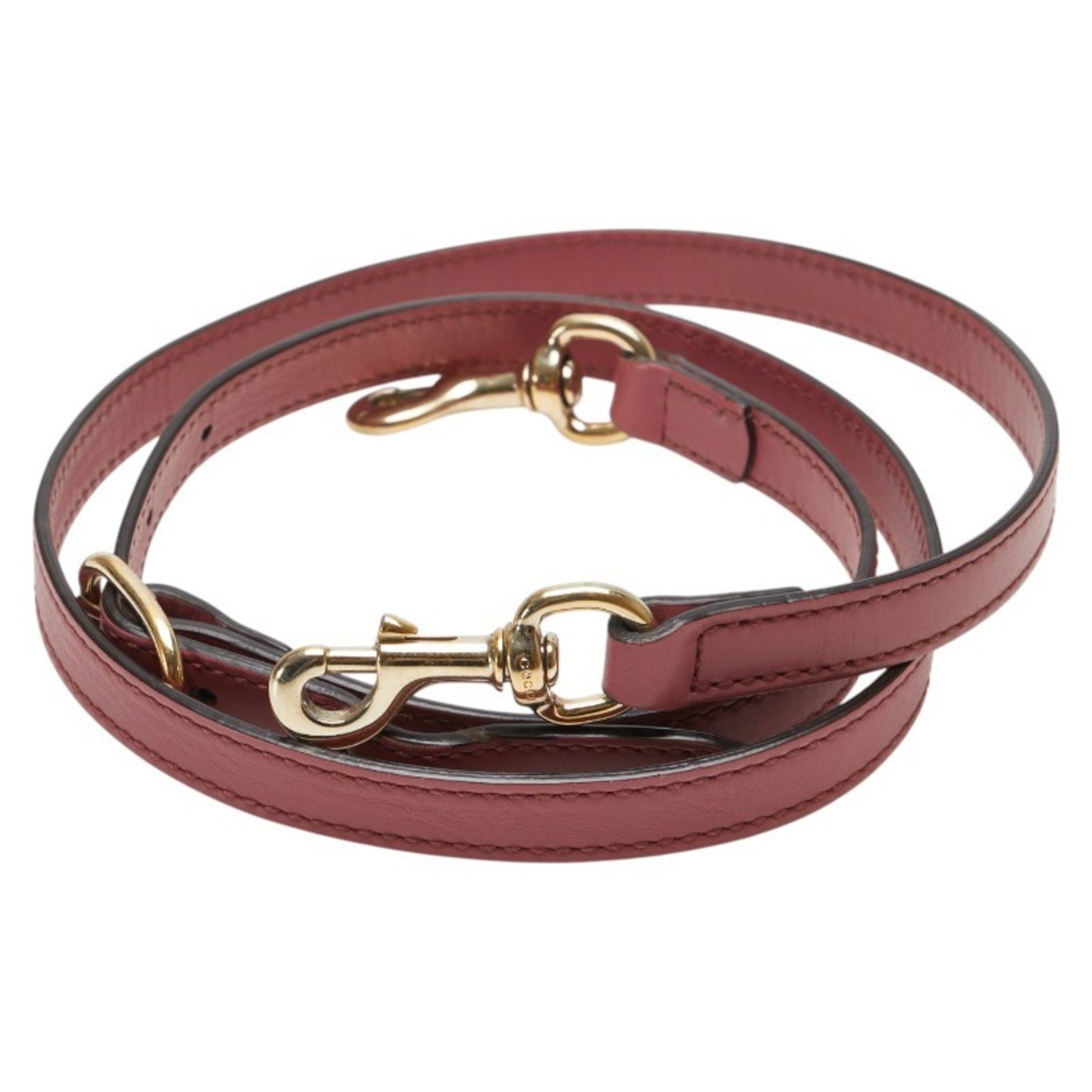 Gucci shoulder strap, leather