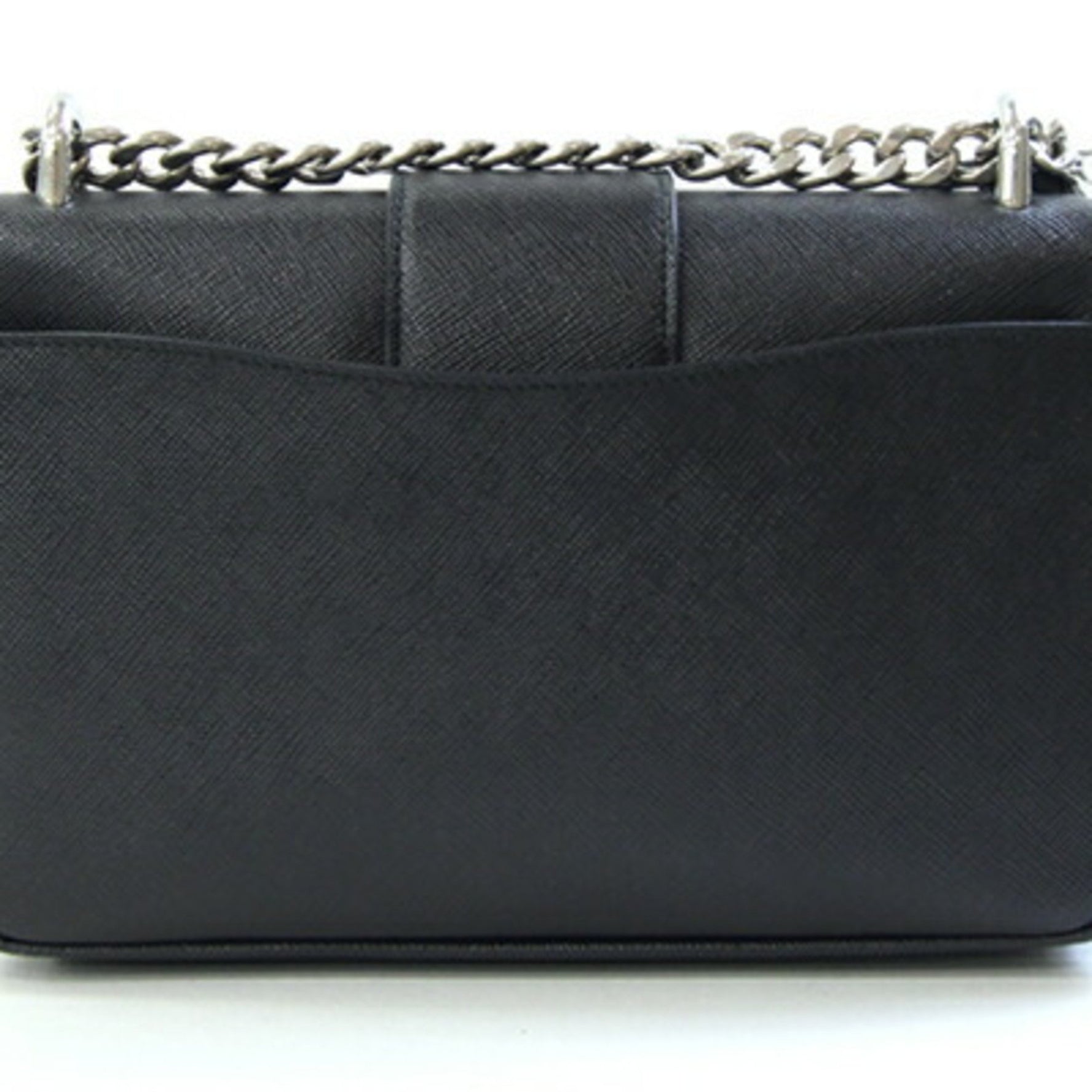 Prada Shoulder Bag Leather Saffiano Chain Crossbody