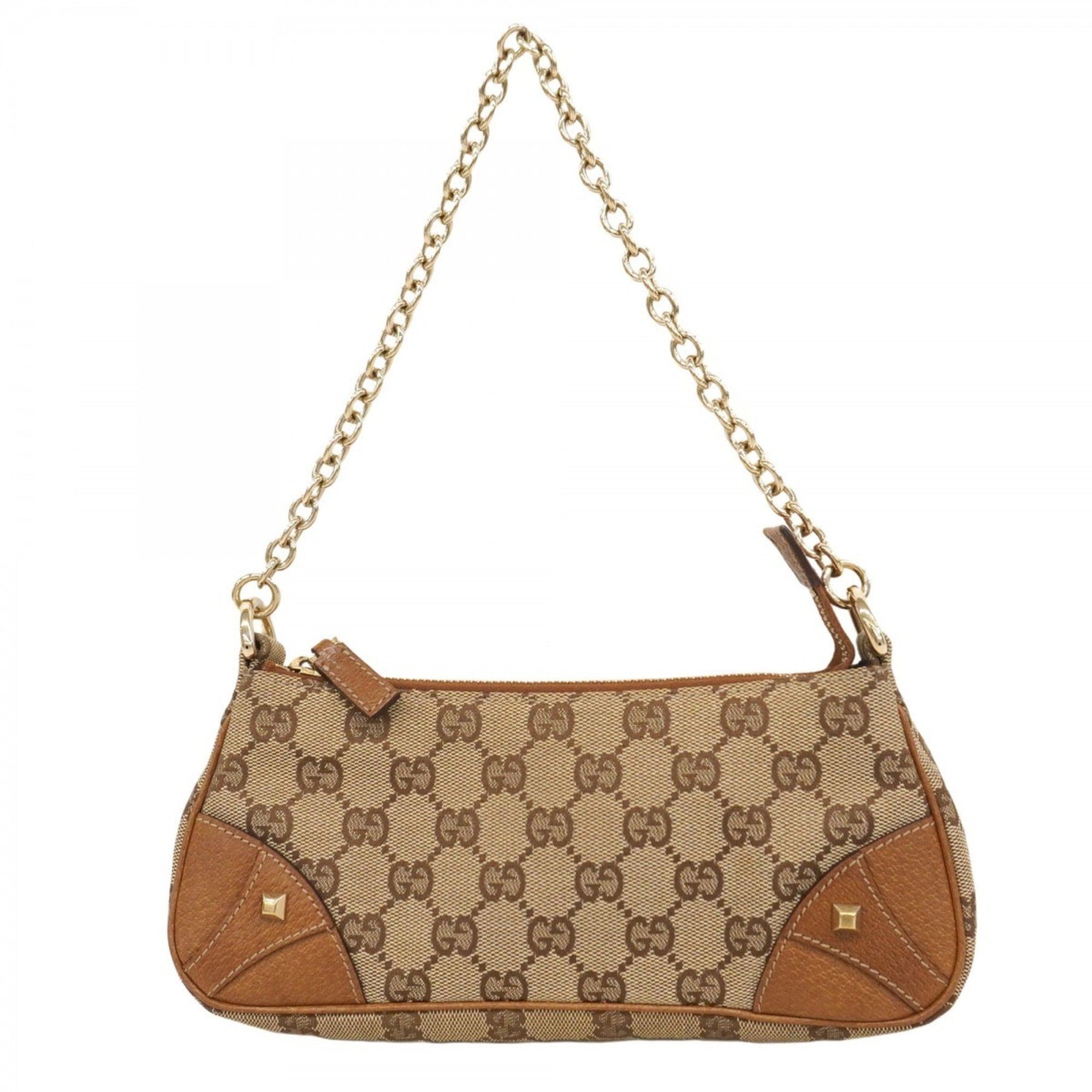 Gucci GG Canvas Handbag Champagne