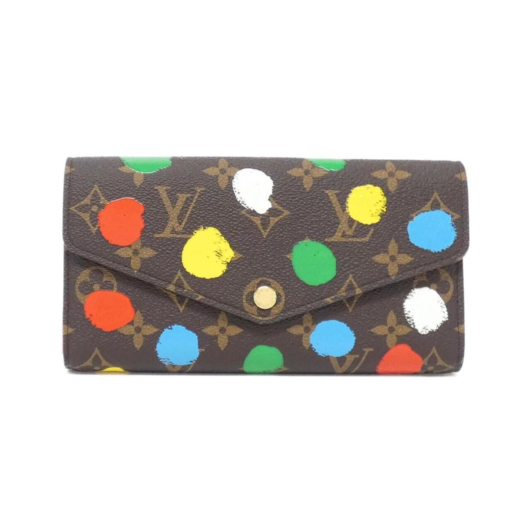 Louis Vuitton Monogram (LV x YK) Portefeuille Sarah M81980 Wallet
