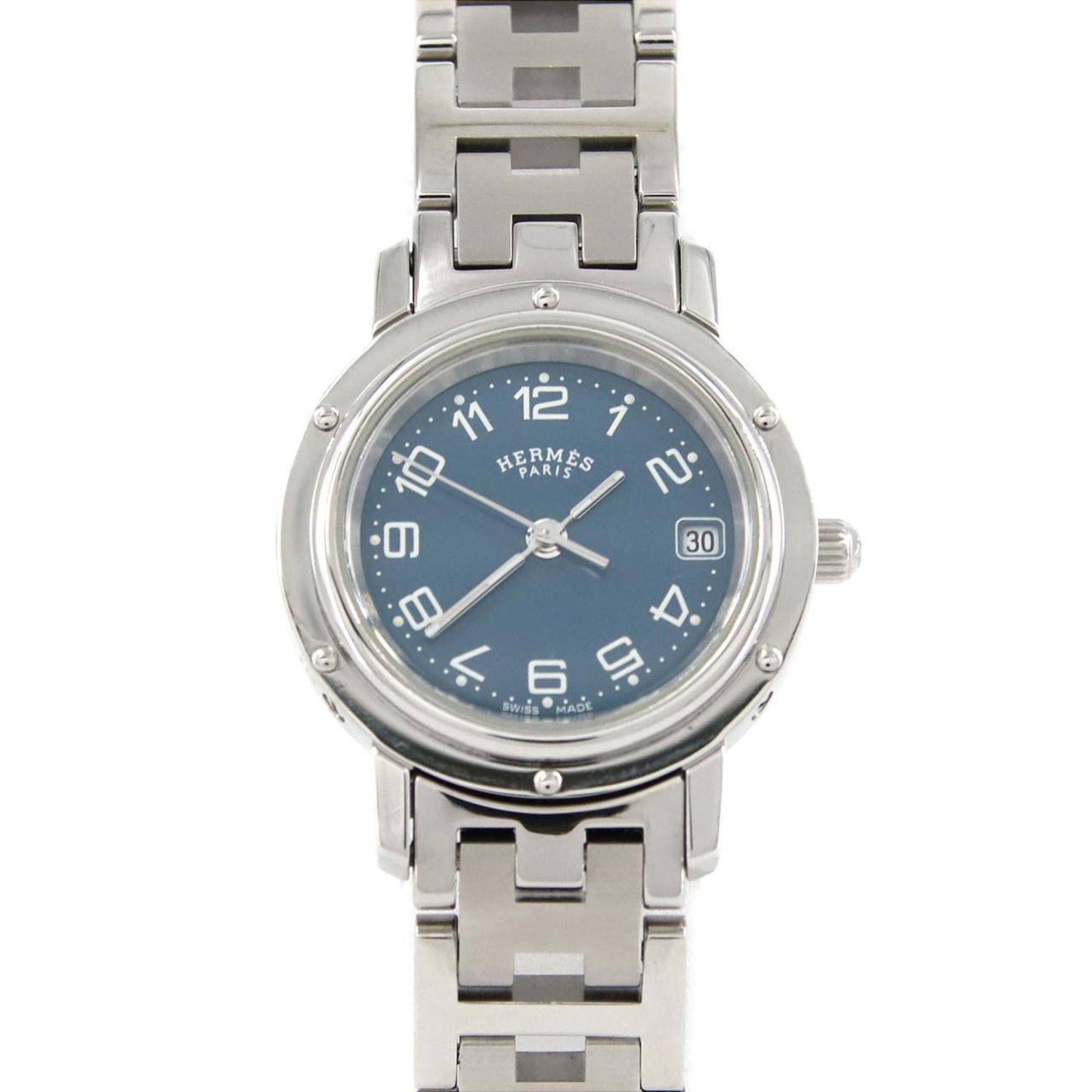 Hermes Clipper SS Quartz Watch