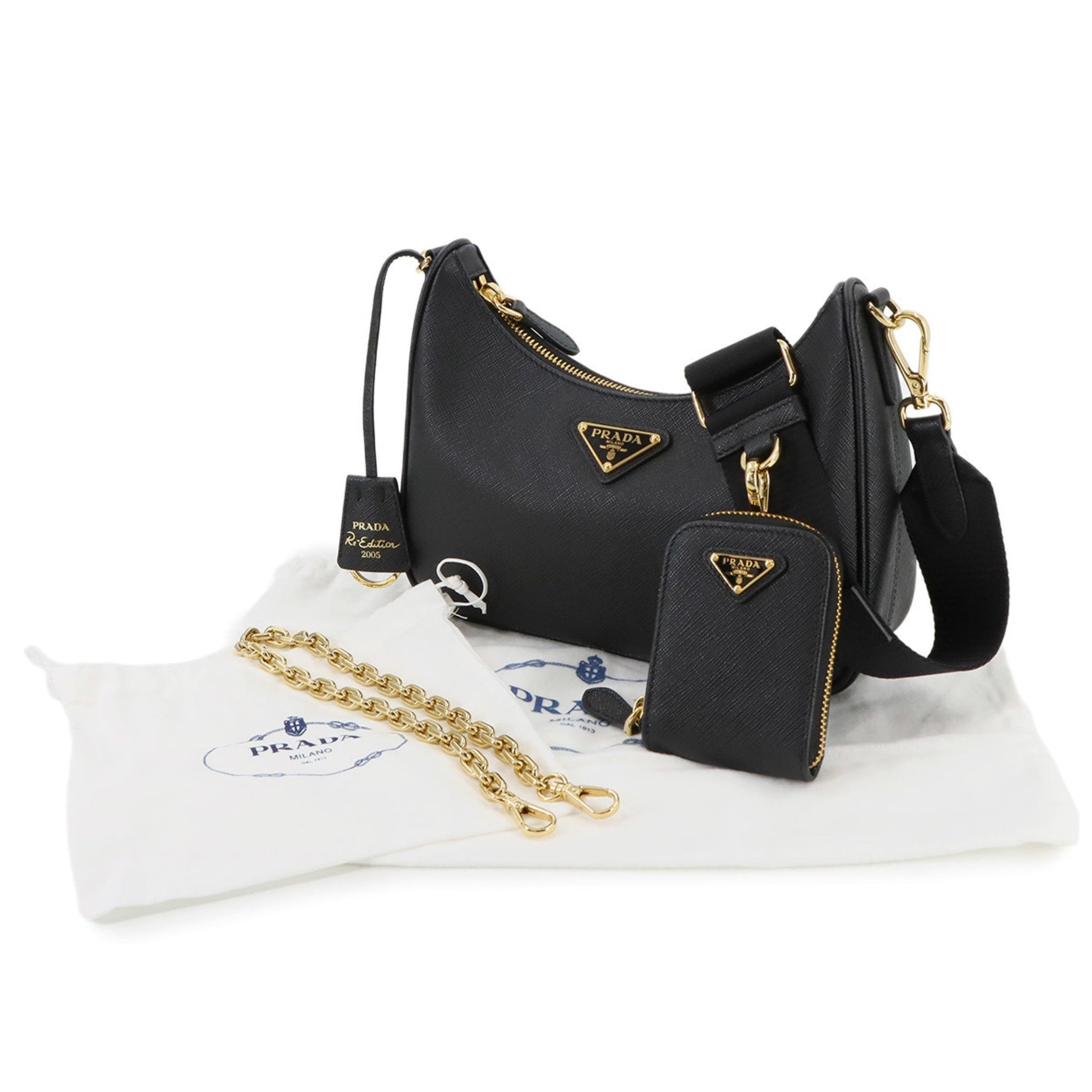 Prada Re-Edition 2005 Shoulder Bag in Saffiano Leather