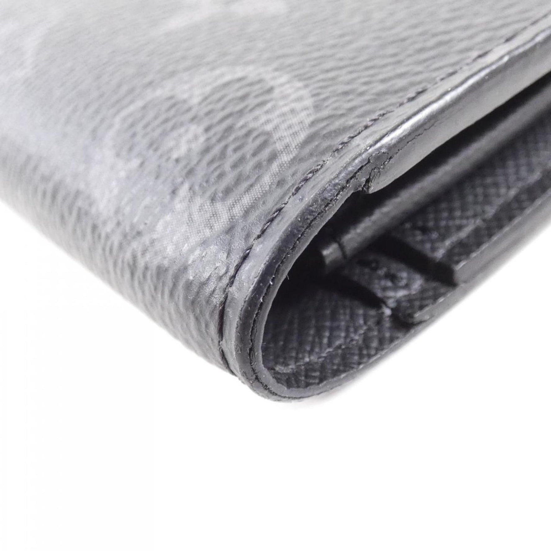 Louis Vuitton Monogram Eclipse Portefeuille Brazza Wallet