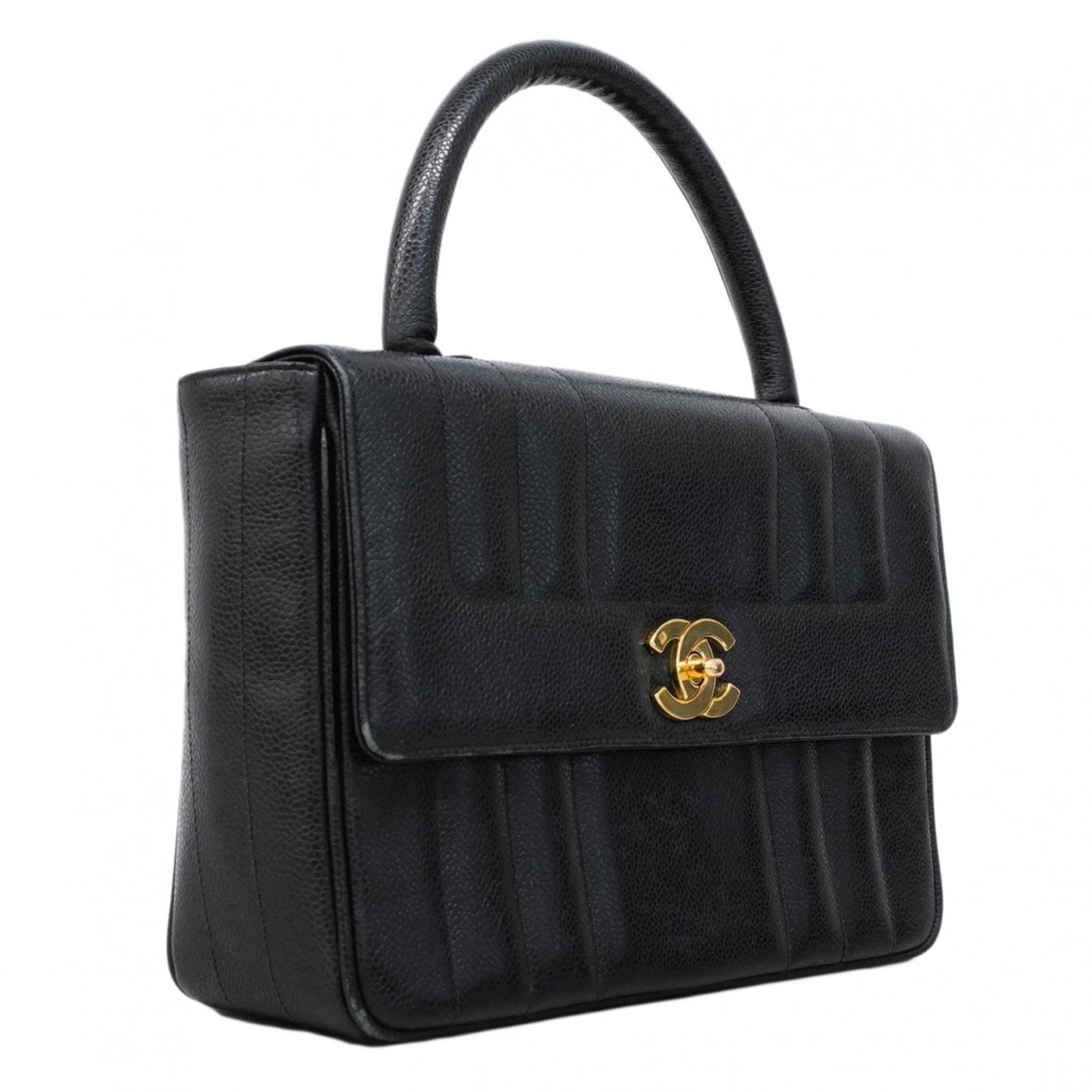 Chanel Mademoiselle Caviar Leather Handbag