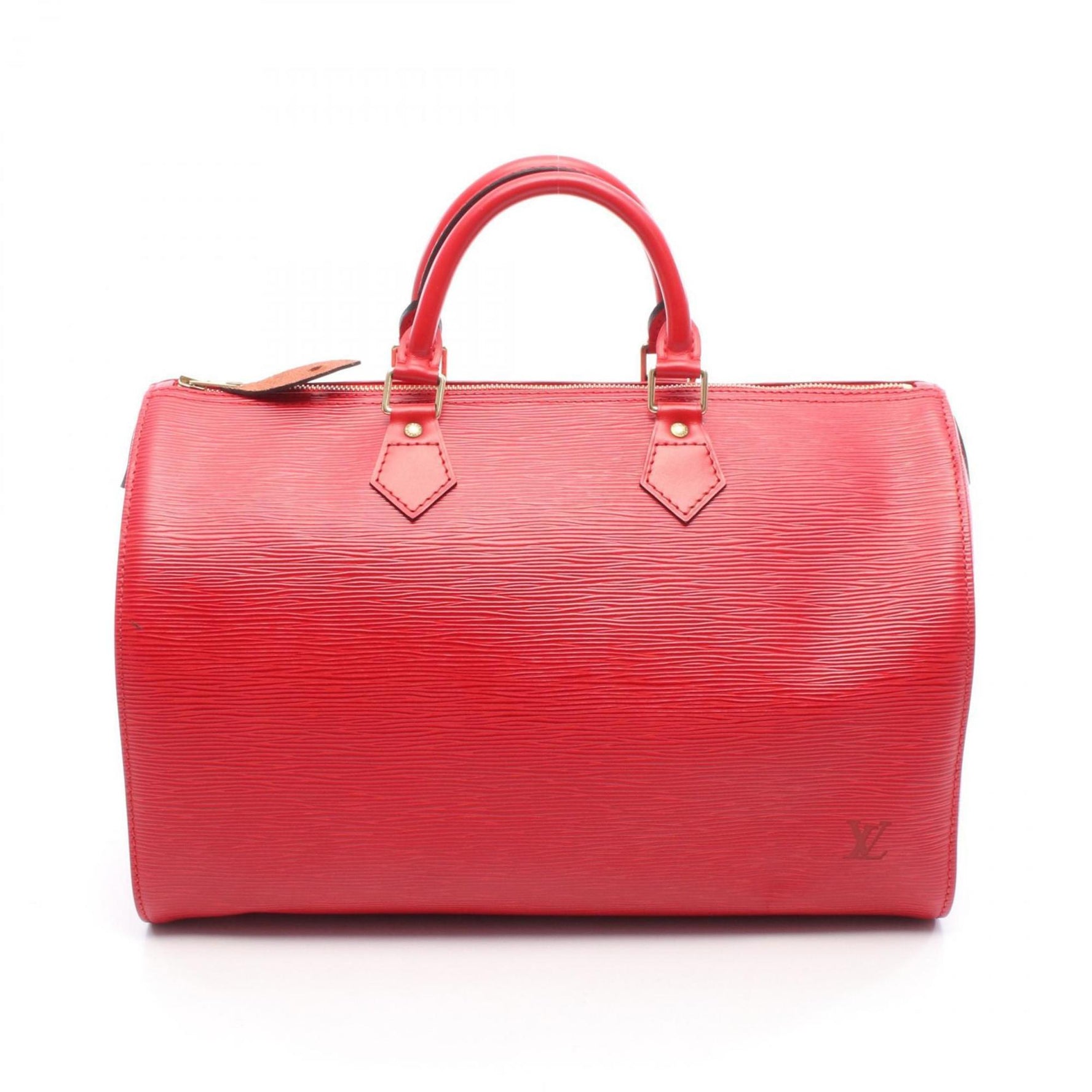 Louis Vuitton Speedy 35 Handbag, Epi Leather, Red
