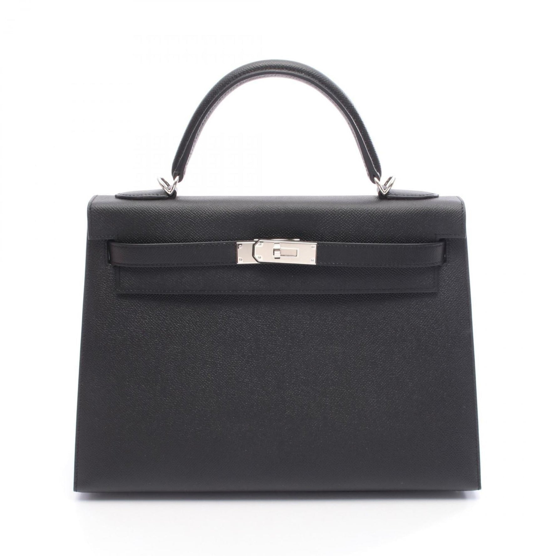 Hermes Kelly 32 handbag, Epsom leather, women's, black