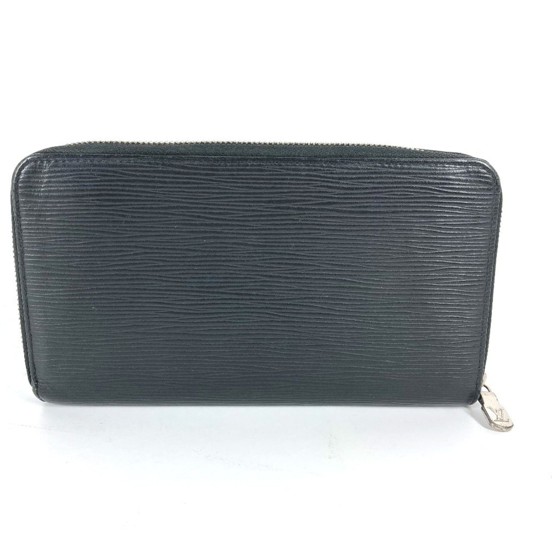 LOUIS VUITTON M62643 Epi Zippy Organizer NM Round Zip Long Wallet in Leather, Men's, Noir Black