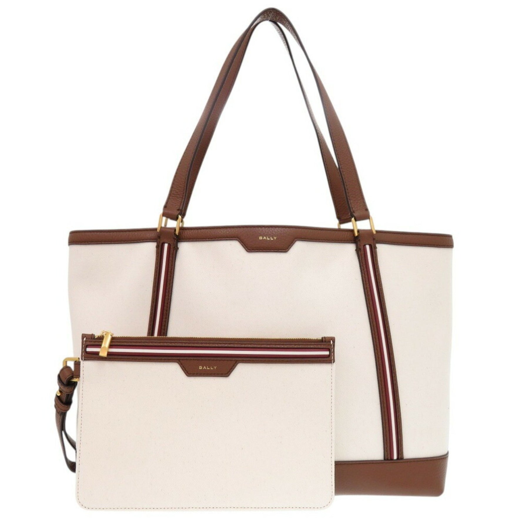 Unused Bally Canvas/Leather Tote Bag